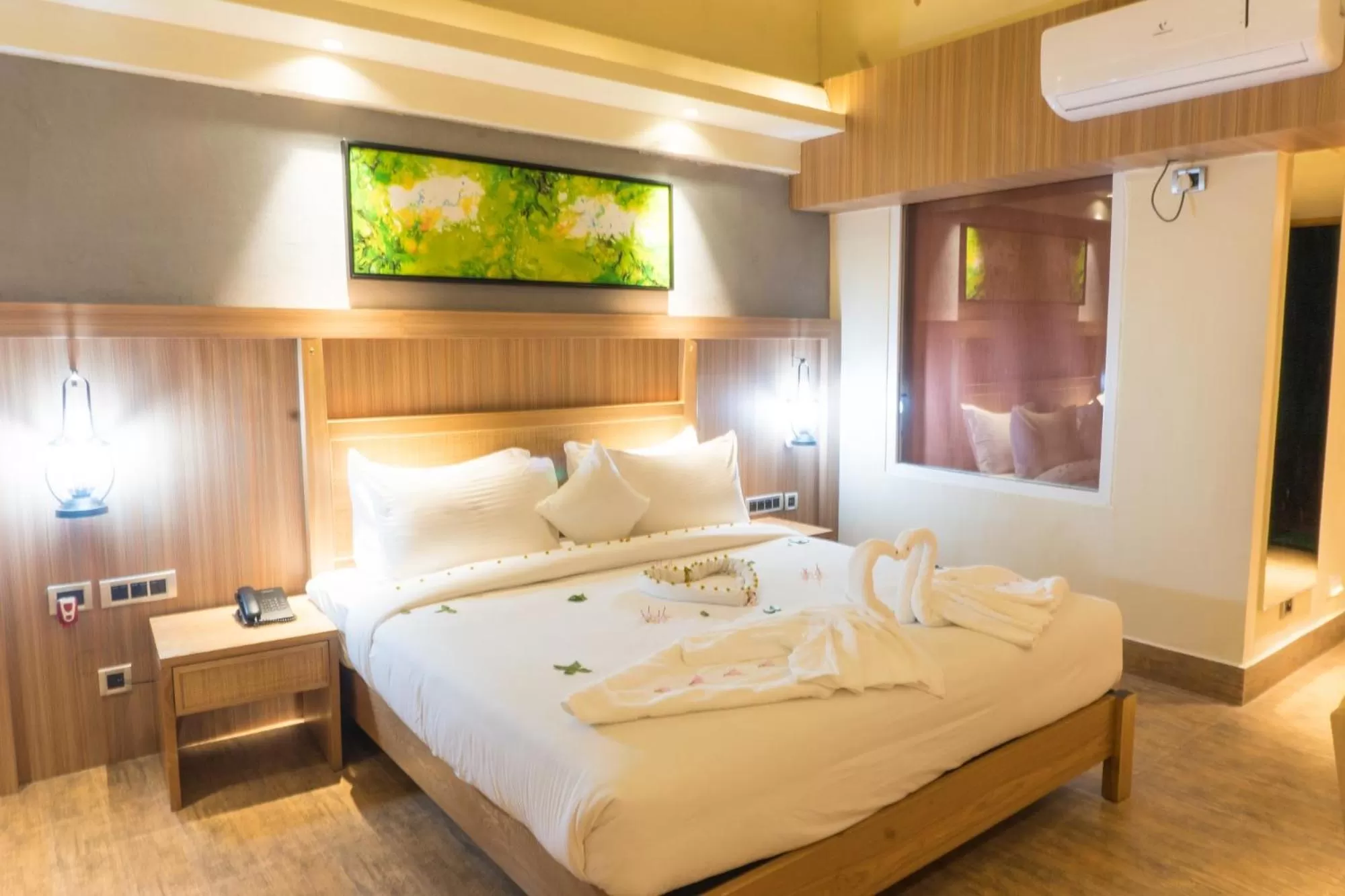 Bed in Kushal Palli Resorts- A unit of PearlTree Hotels & Resorts