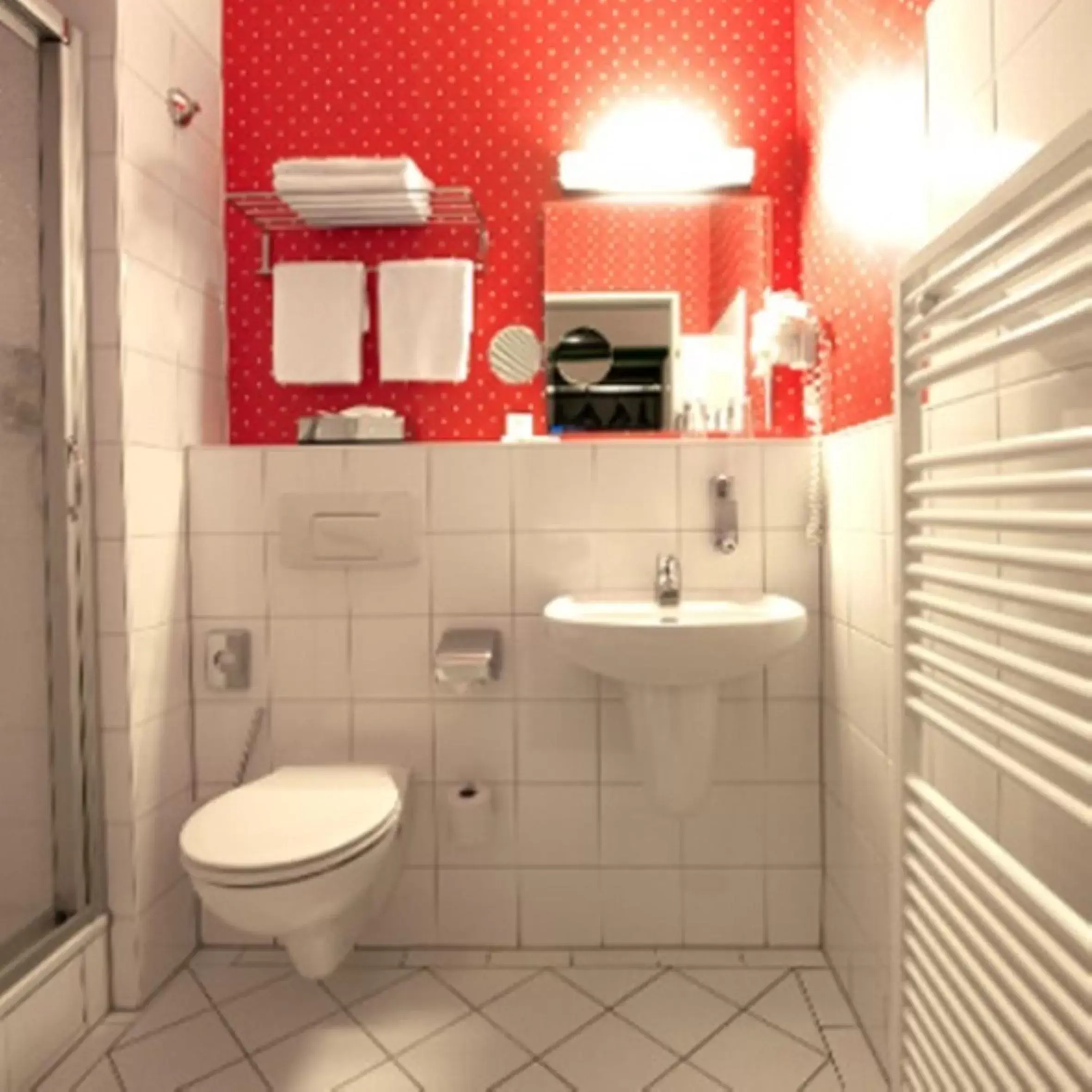 Bathroom in Grünau Hotel