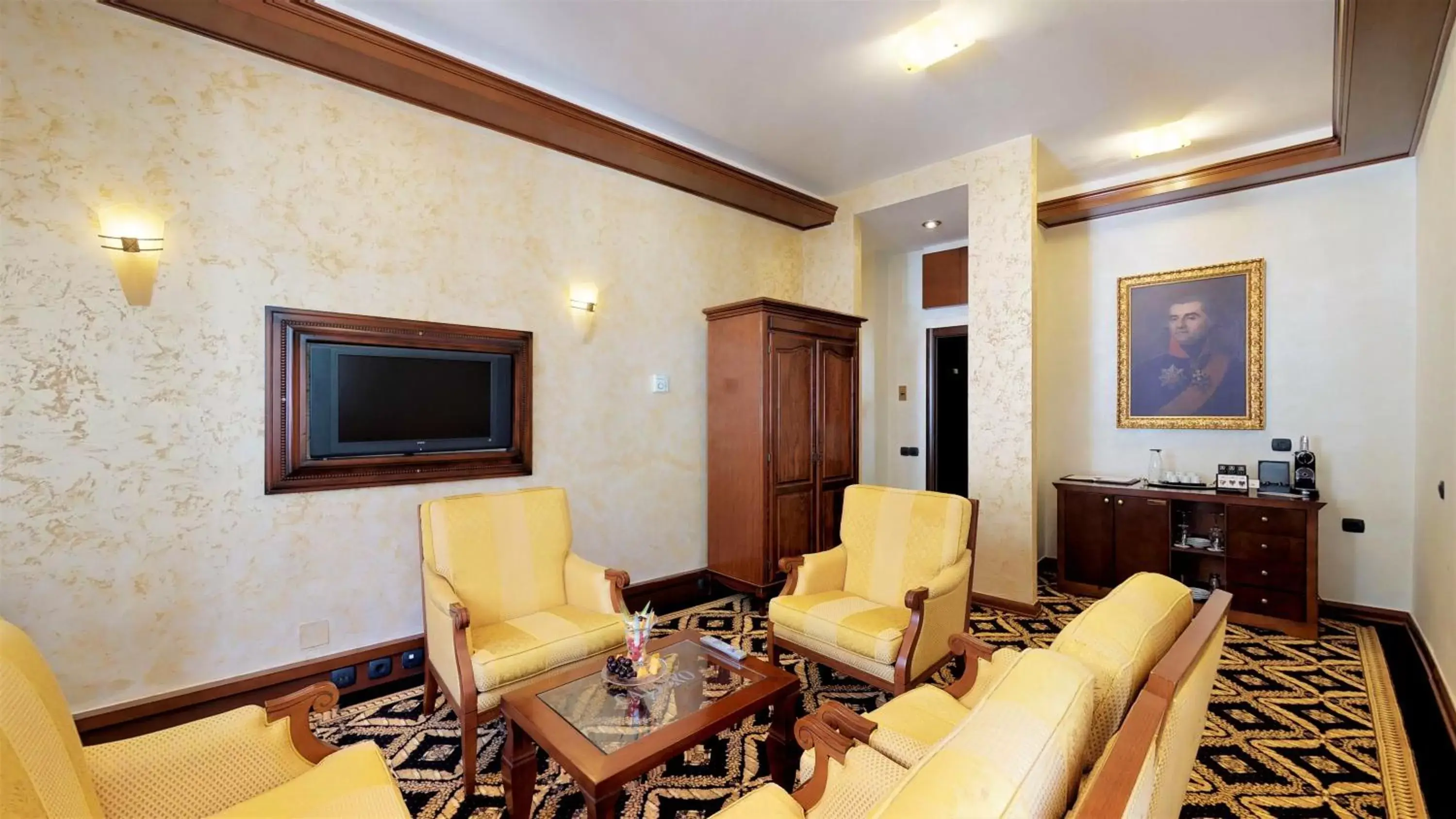 Living room, Seating Area in Historic Boutique Hotel Cattaro