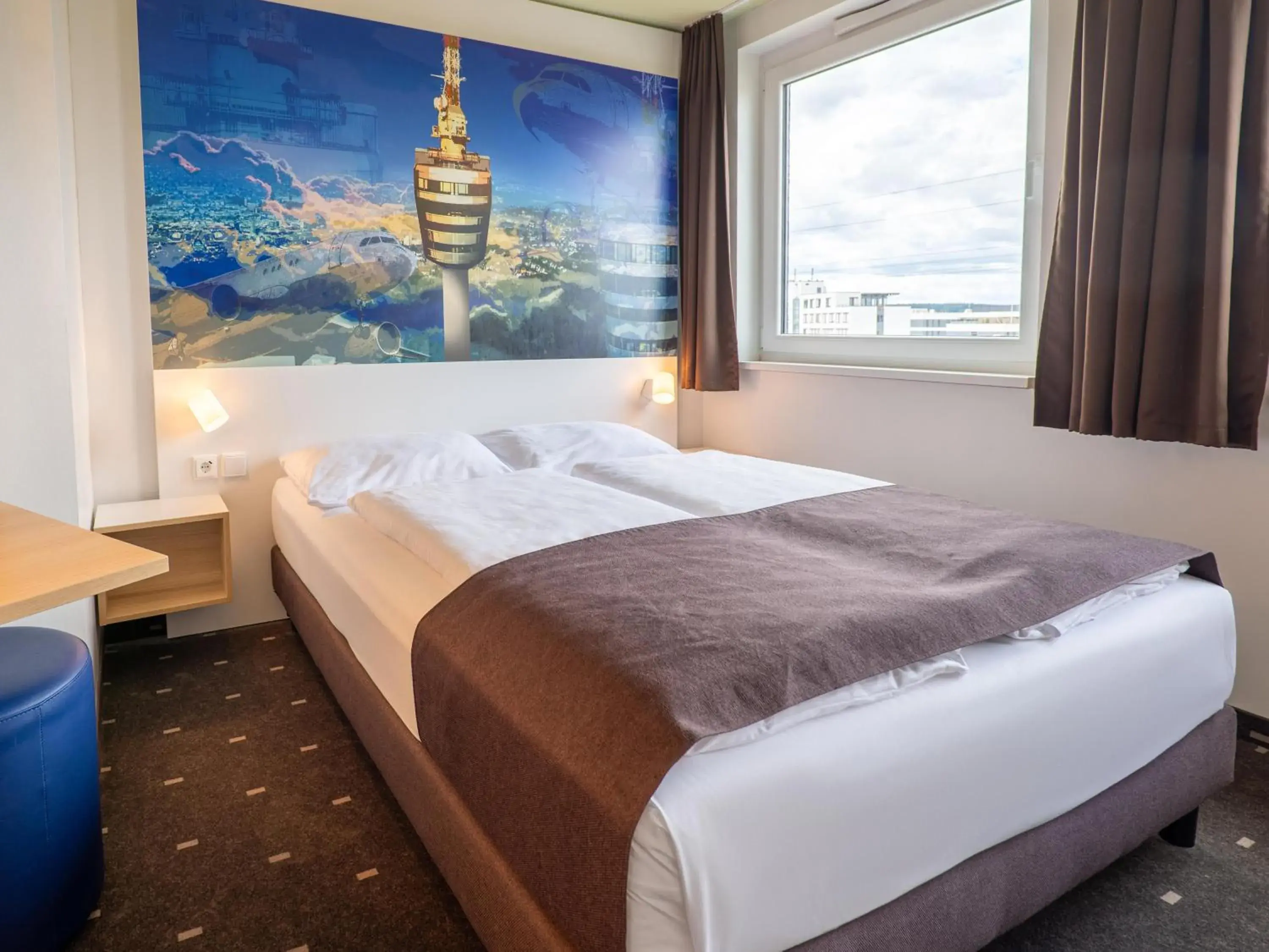 Photo of the whole room, Bed in B&B Hotel Stuttgart-Airport/Messe