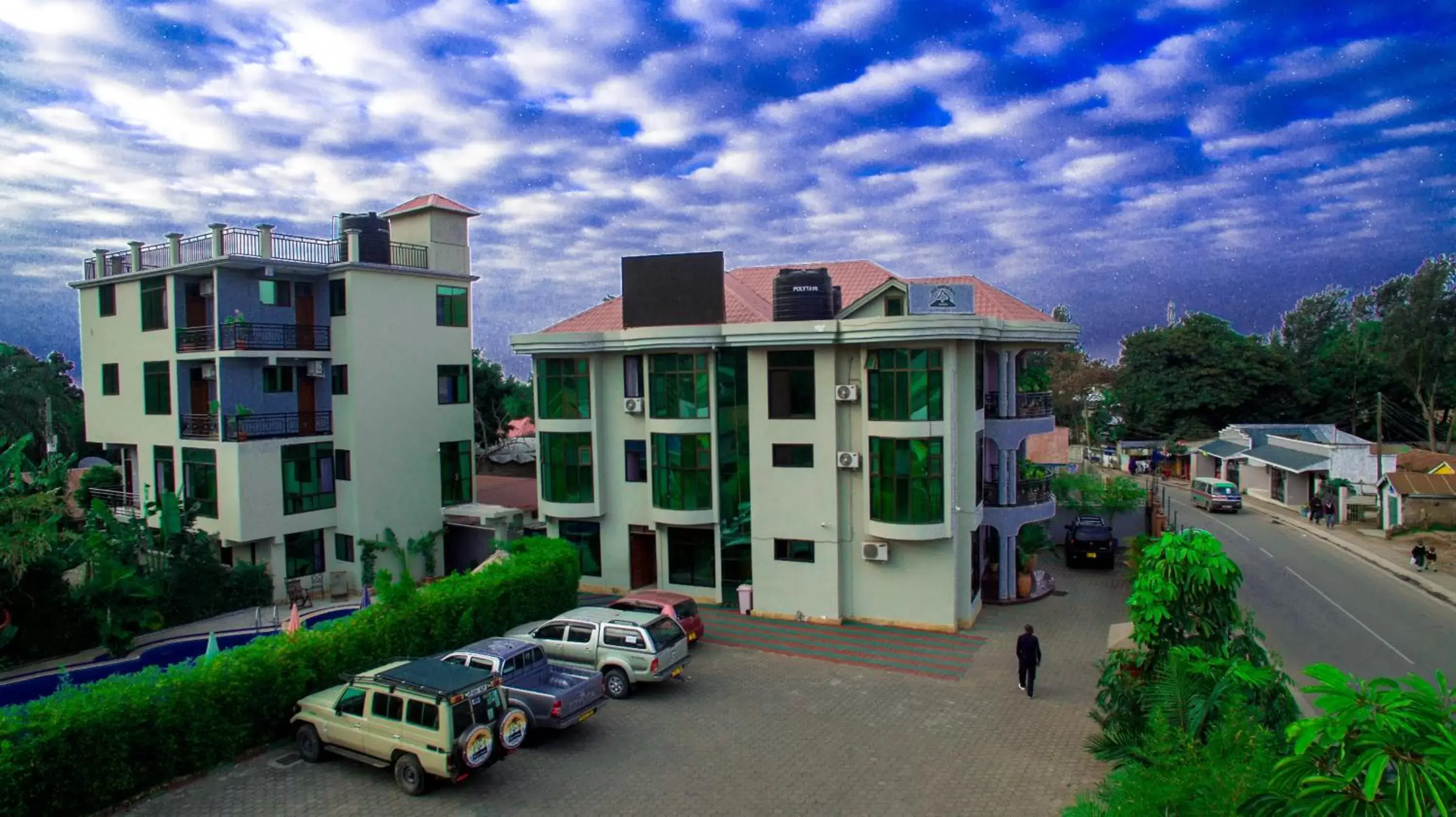 Spring, Property Building in Green Mountain Hotel