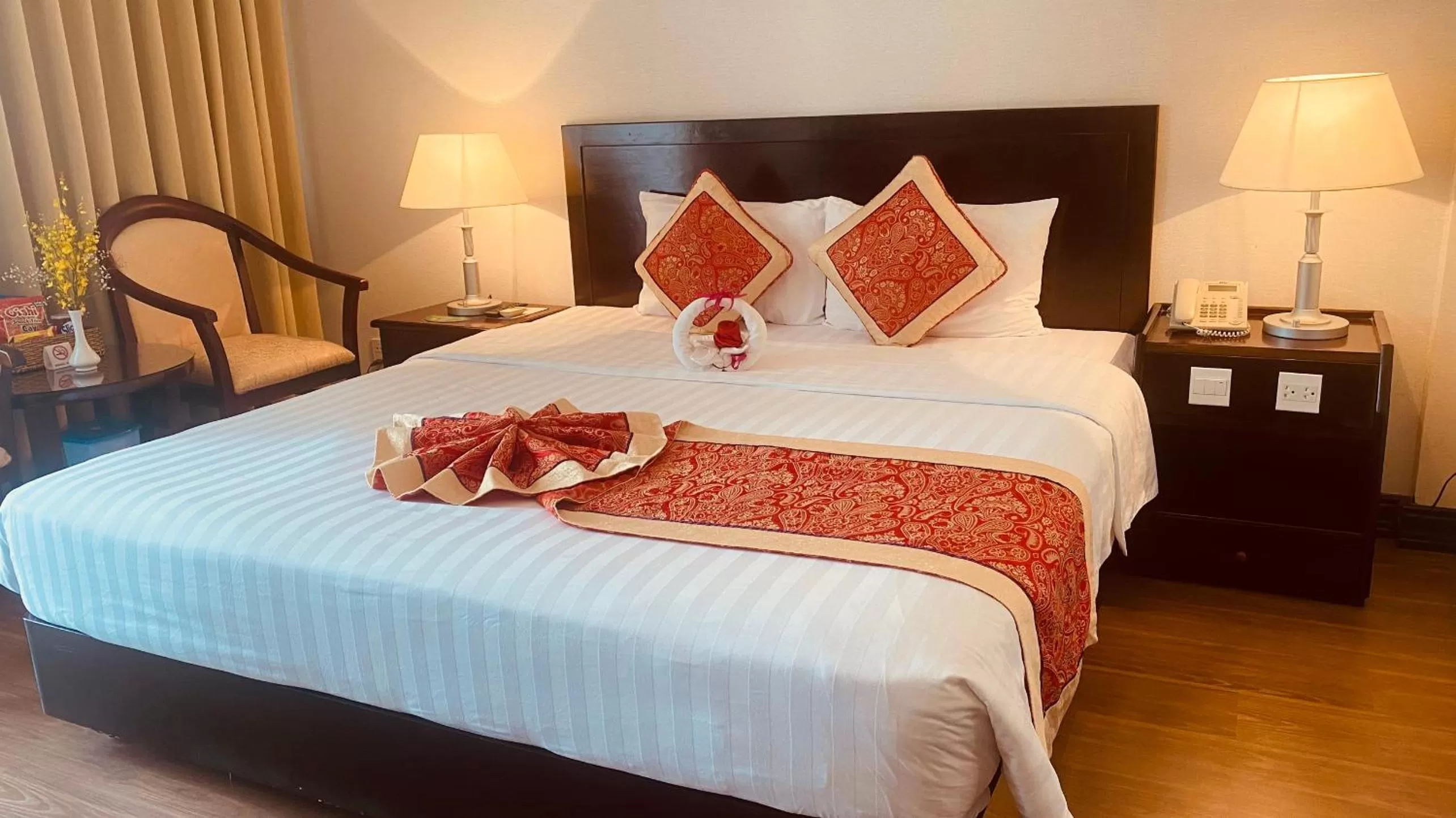 Bed in Seagull Hotel