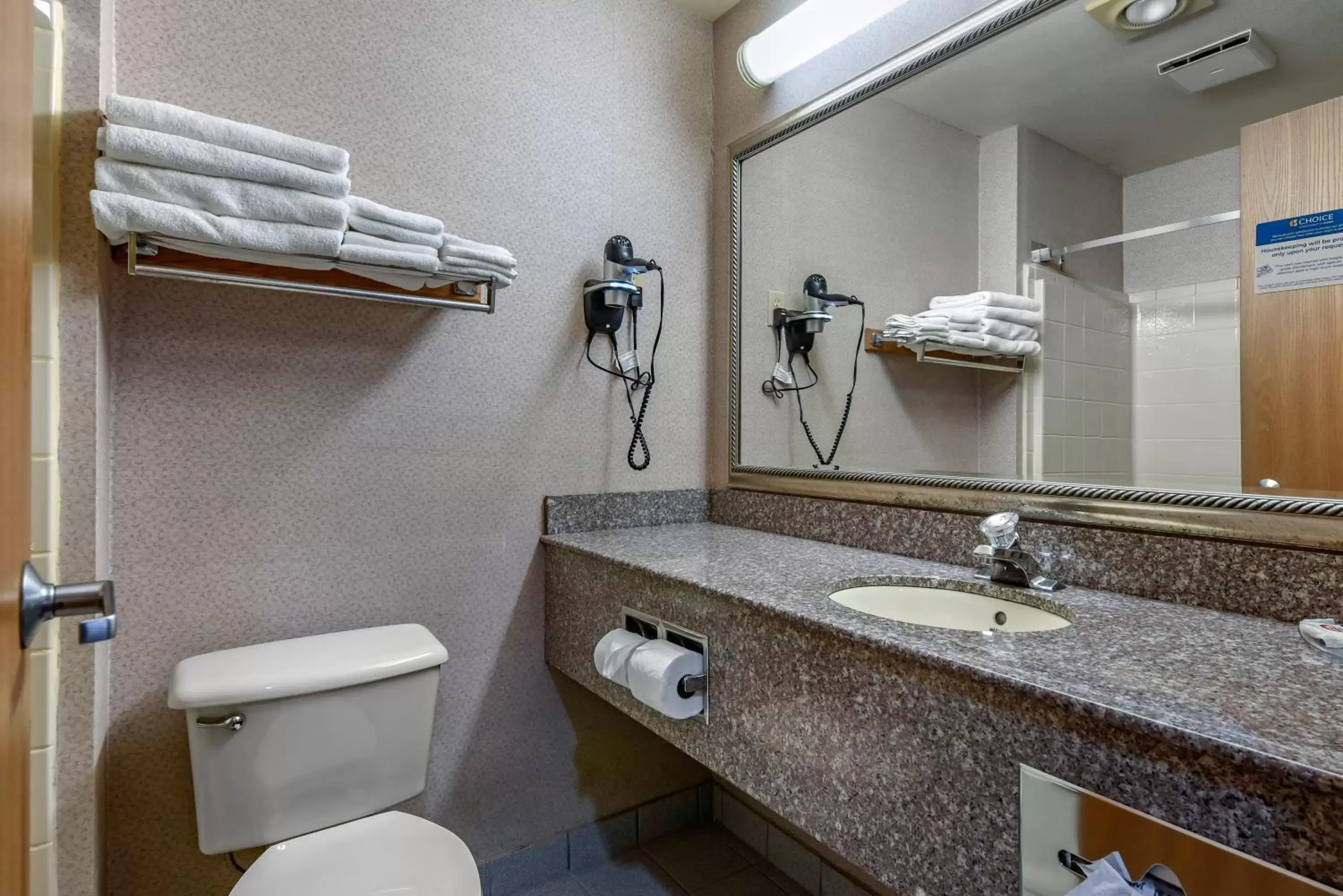 Bathroom in Comfort Suites Portland Airport