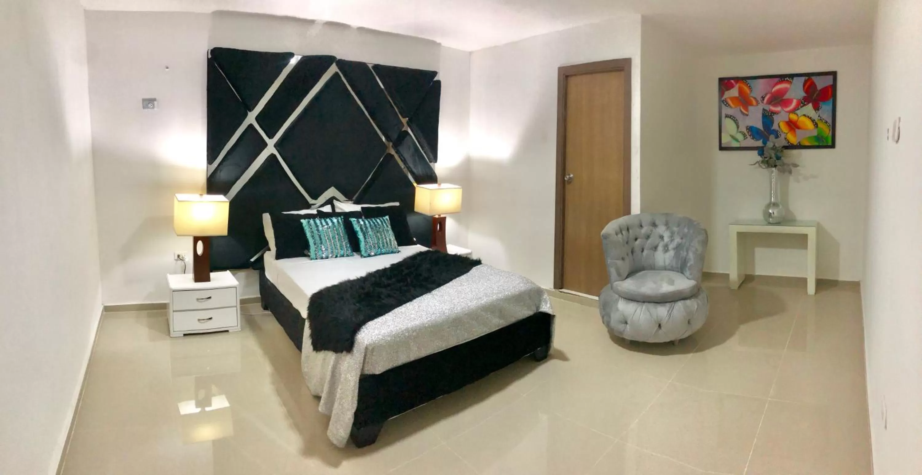 Bed in Hotel Platinum Barranquilla