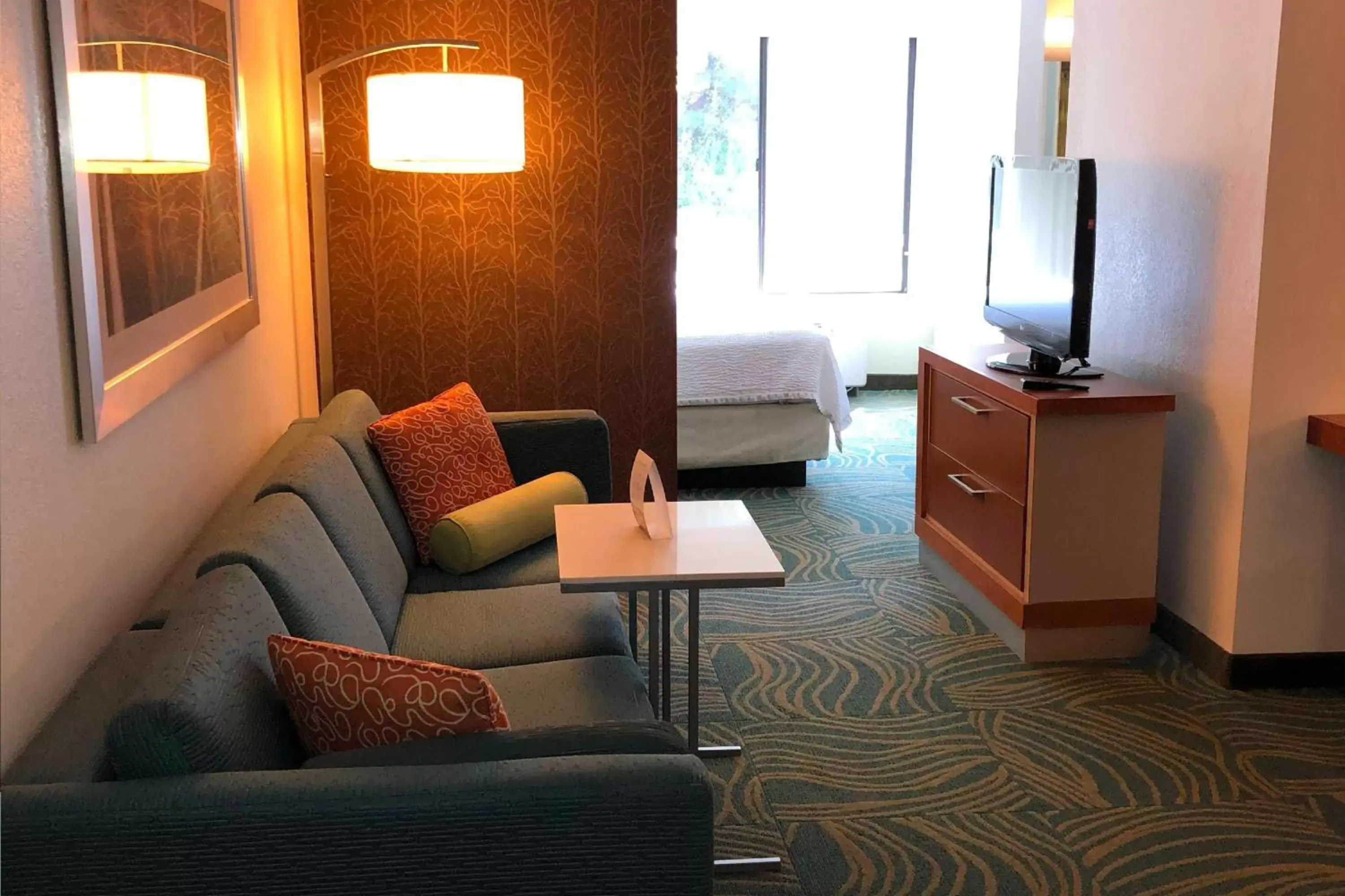 Photo of the whole room, Seating Area in SpringHill Suites West Mifflin