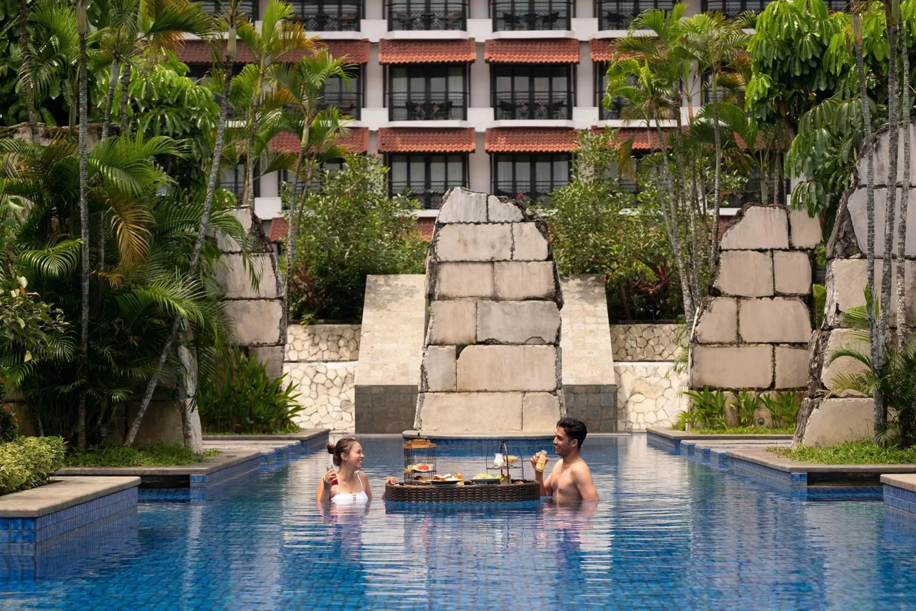 Breakfast, Swimming Pool in Sheraton Mustika Yogyakarta Resort and Spa