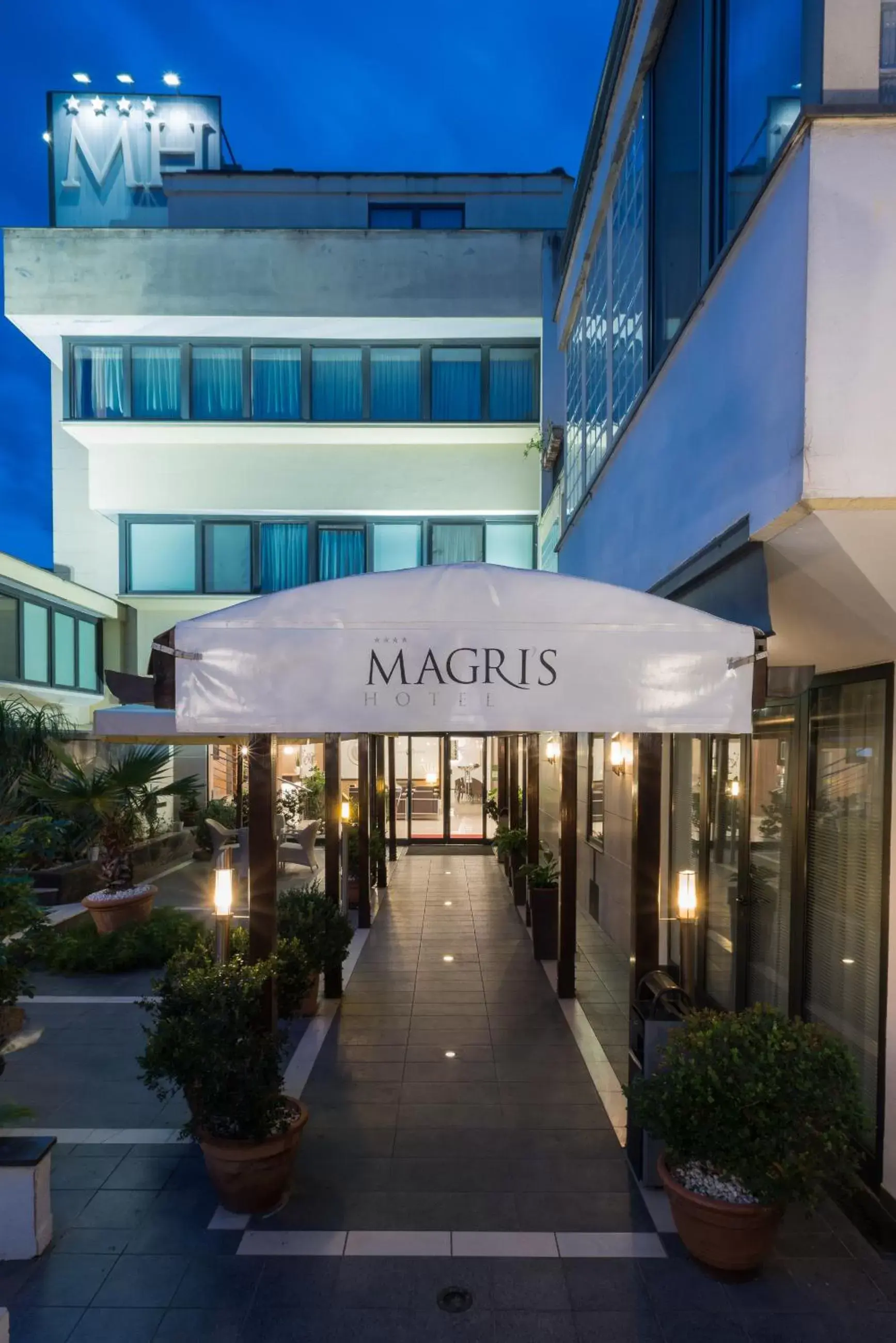 Garden, Property Building in Magri's Hotel
