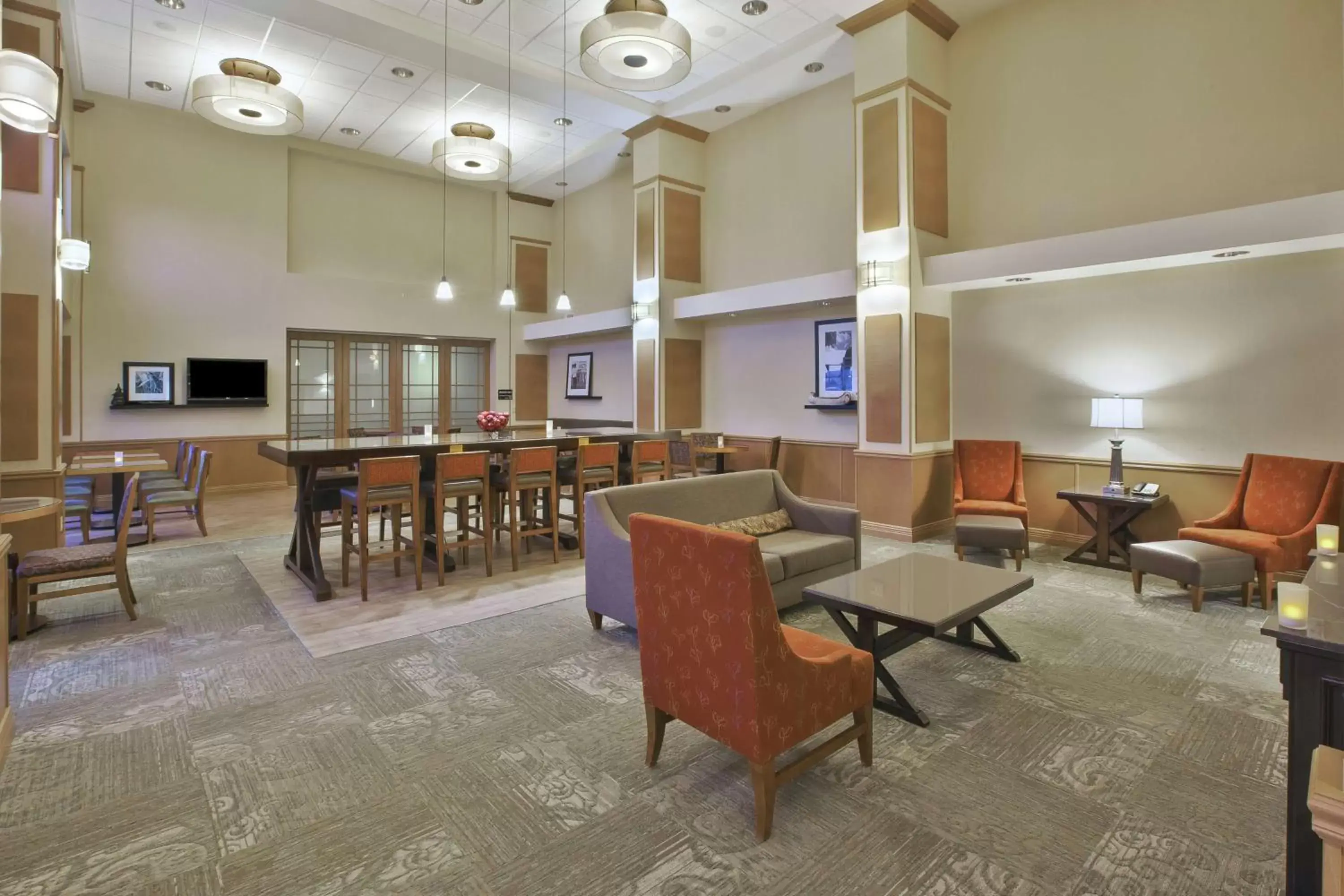 Lobby or reception, Restaurant/Places to Eat in Hampton Inn & Suites Plattsburgh