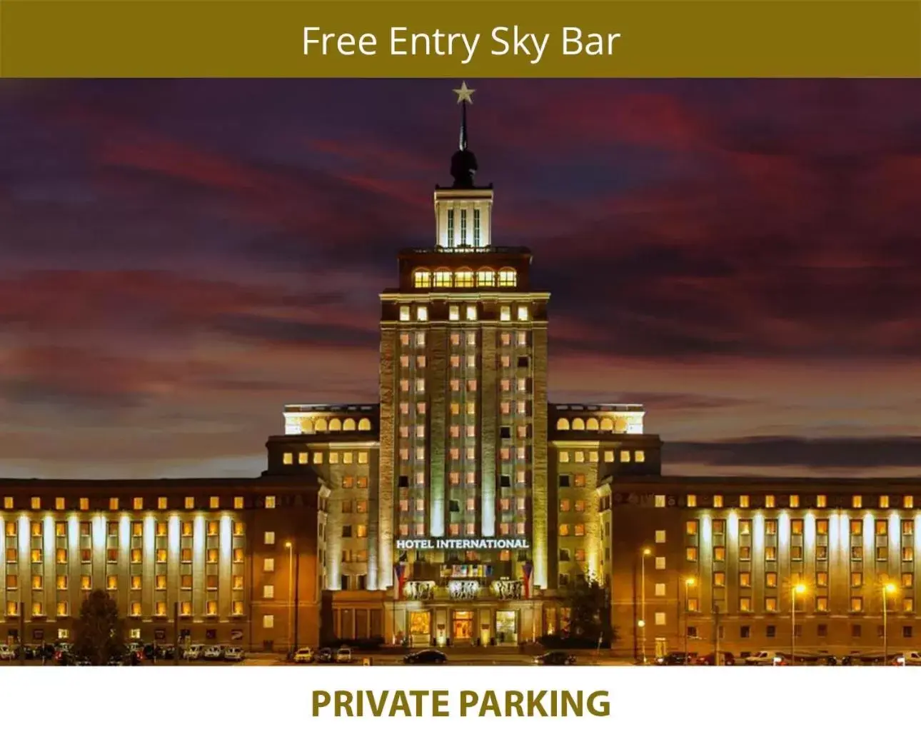 Facade/entrance in Grand Hotel International - Czech Leading Hotels