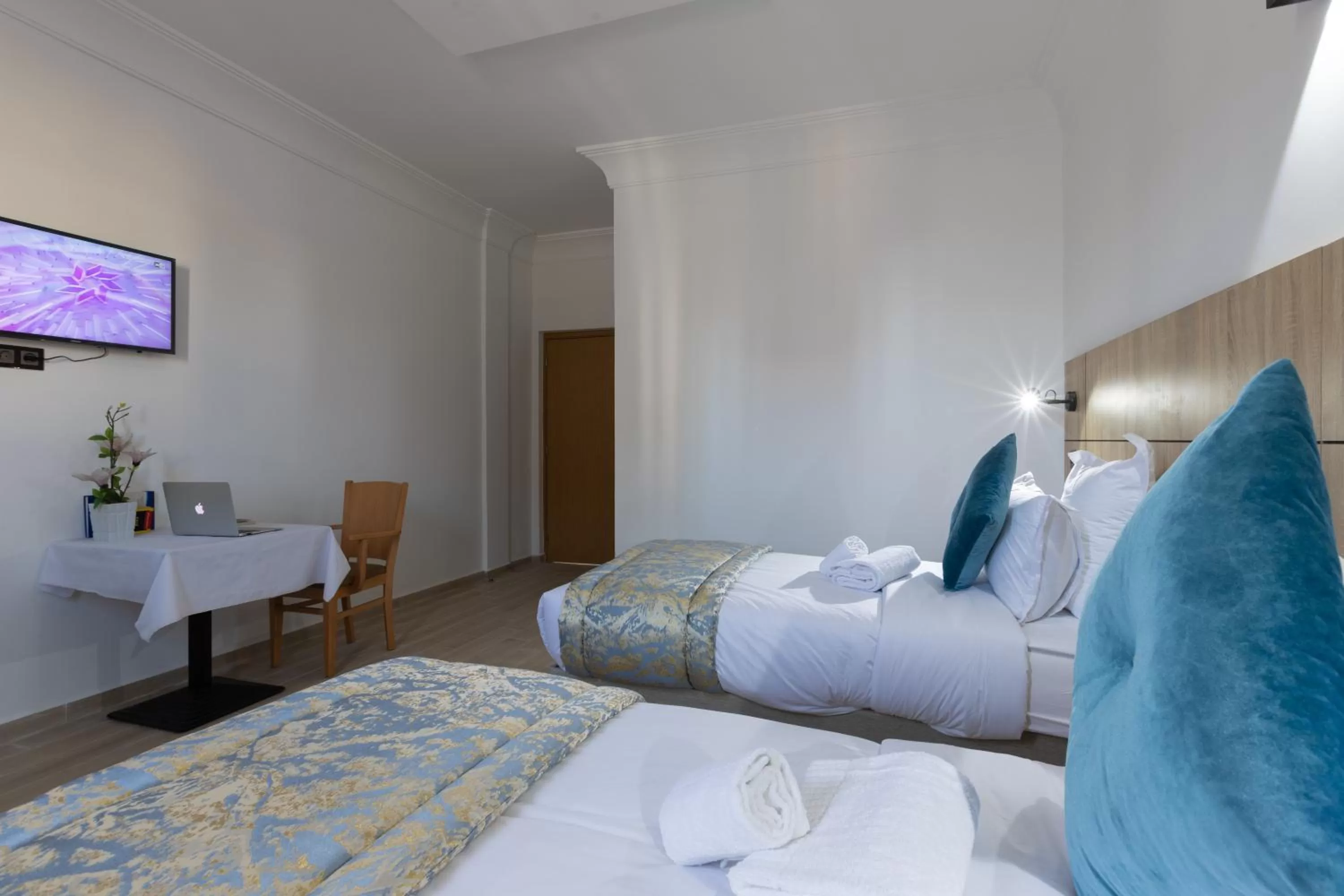 Bed in Karam City Hotel