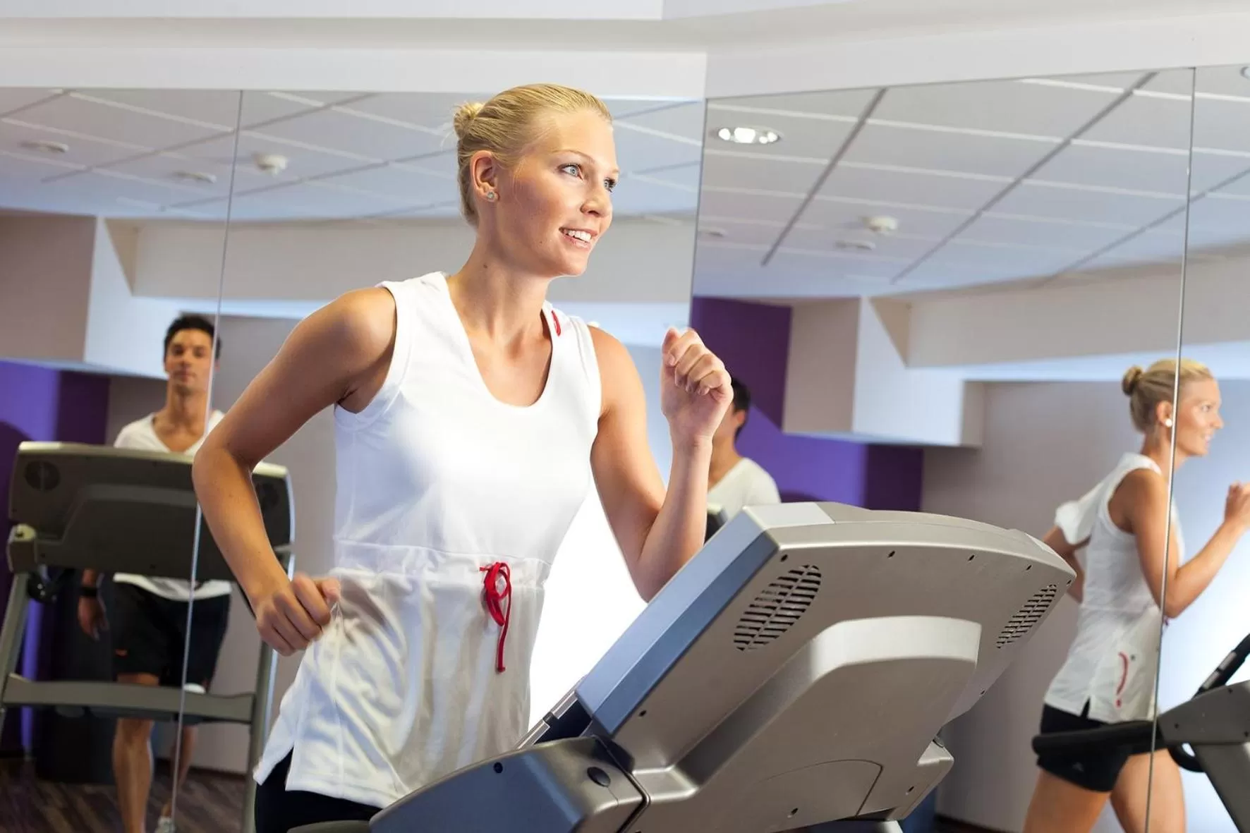 Fitness centre/facilities in Gästehaus Dorf-Alm