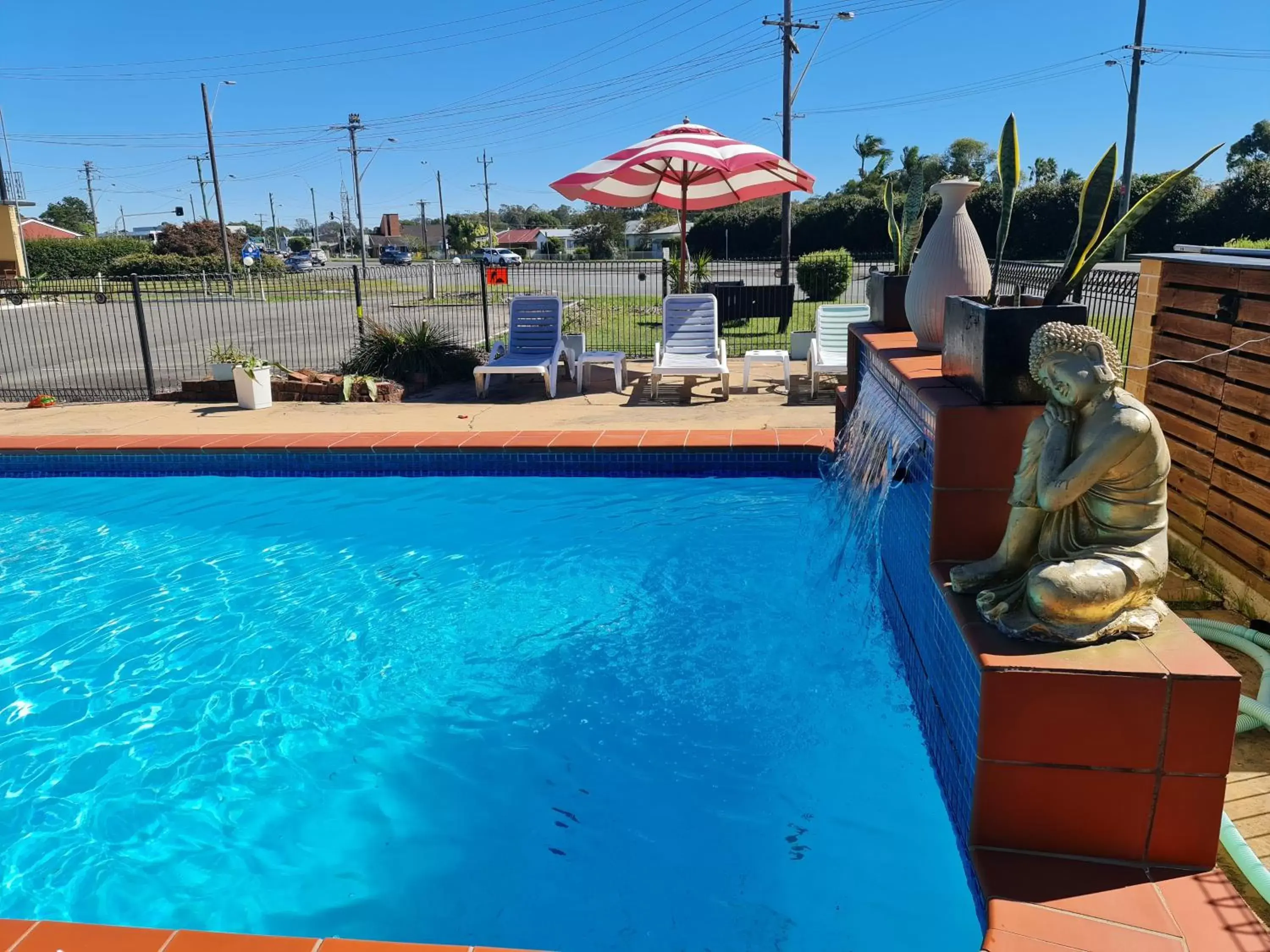 Pool view, Swimming Pool in Country Plaza Motel Taree