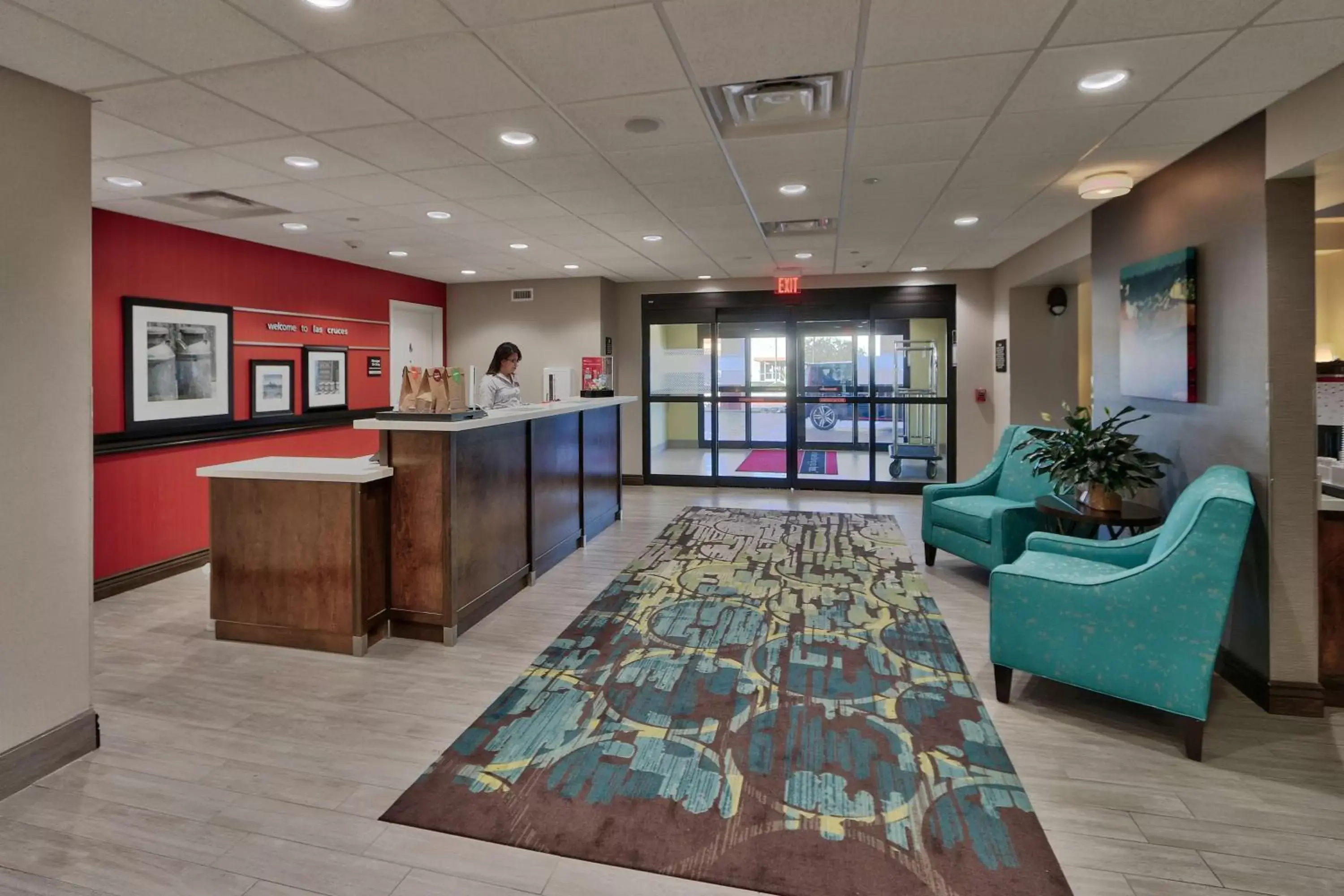 Lobby or reception, Lobby/Reception in Hampton Inn & Suites Las Cruces I-10, Nm