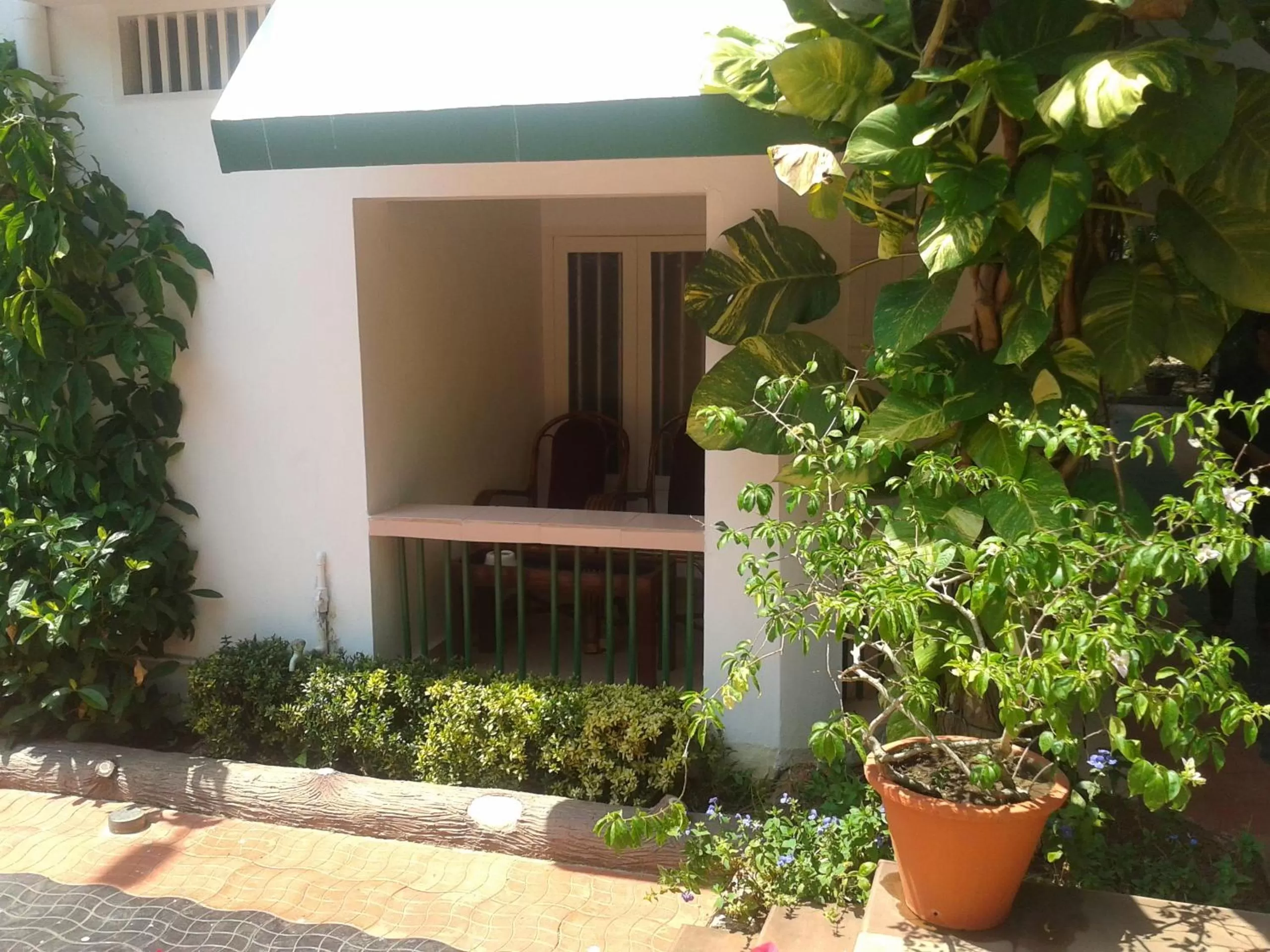 Patio in Raja Park Beach Resort