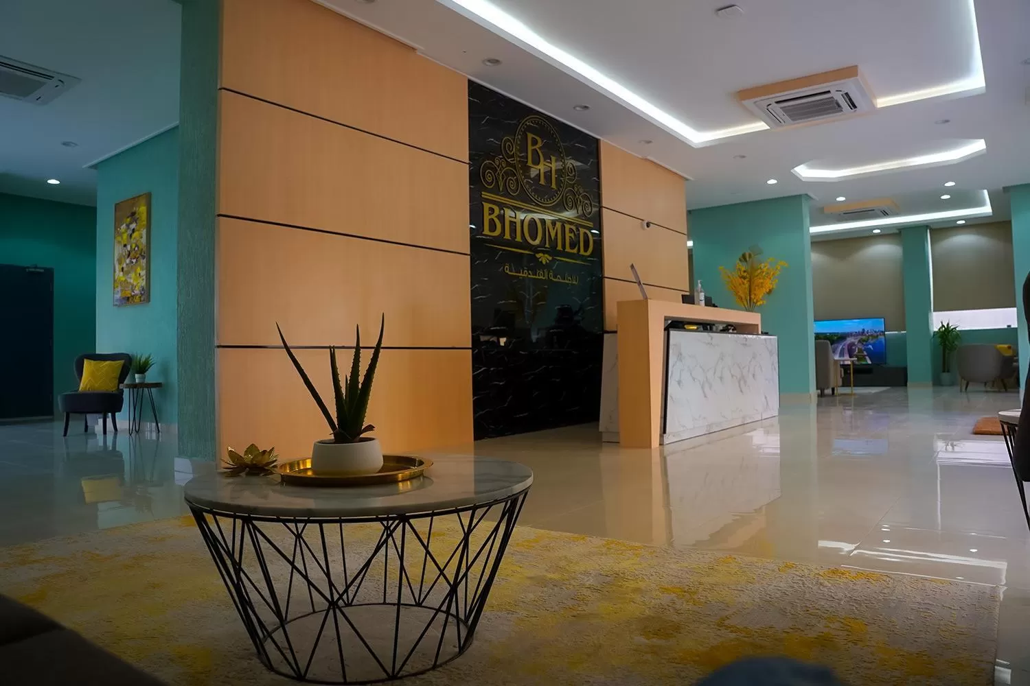 Lobby or reception in BHomed Salmiya