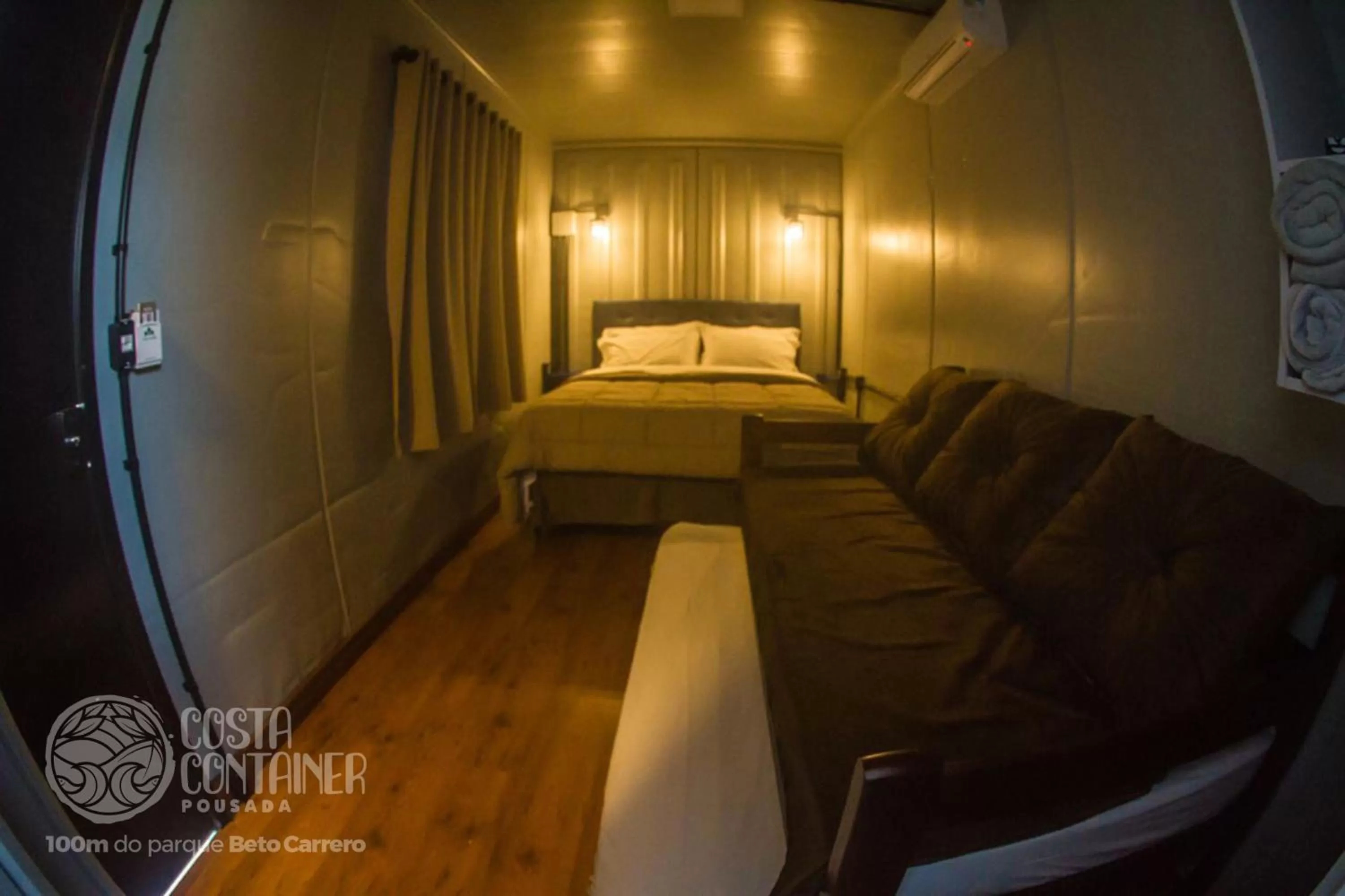 Bedroom, Bed in Pousada Costa Container