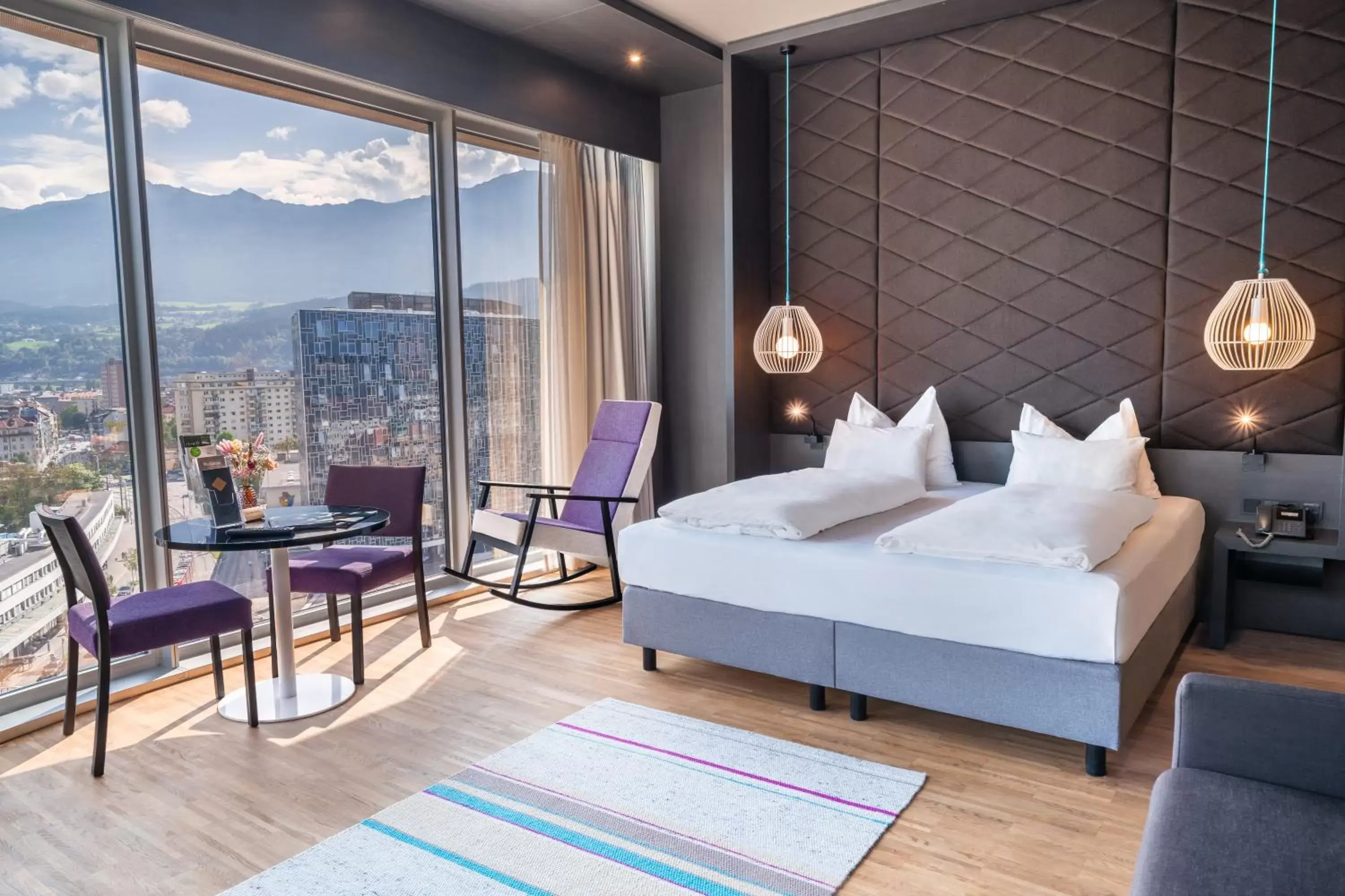 Bed in aDLERS Hotel Innsbruck