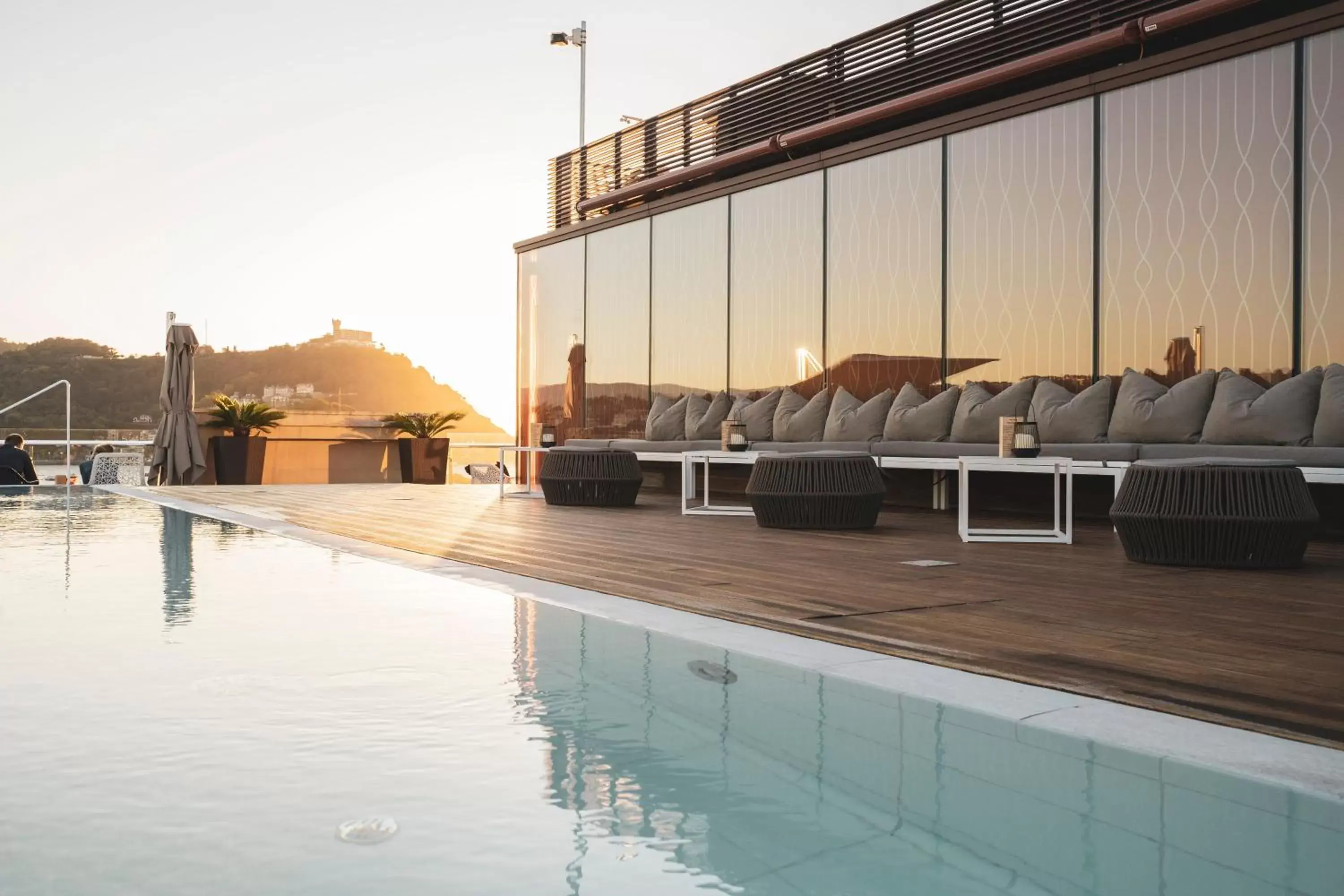 Balcony/Terrace, Swimming Pool in Lasala Plaza Hotel
