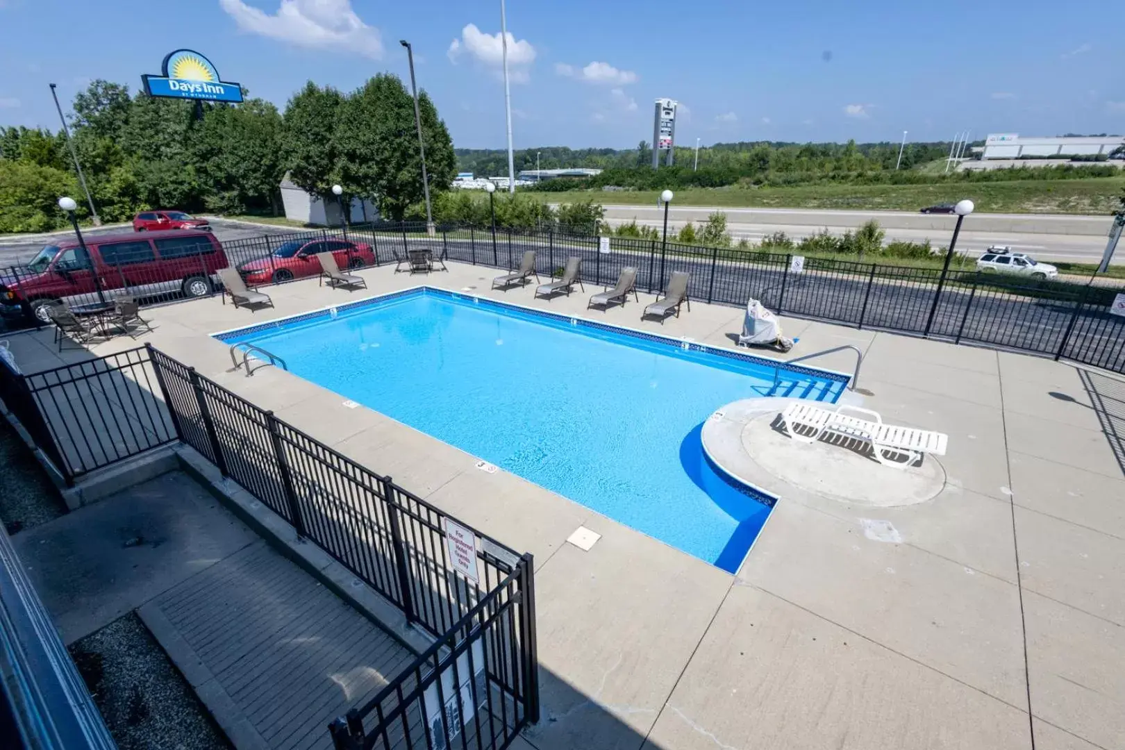 Swimming pool, Pool View in Days Inn by Wyndham Dayton Huber Heights Northeast