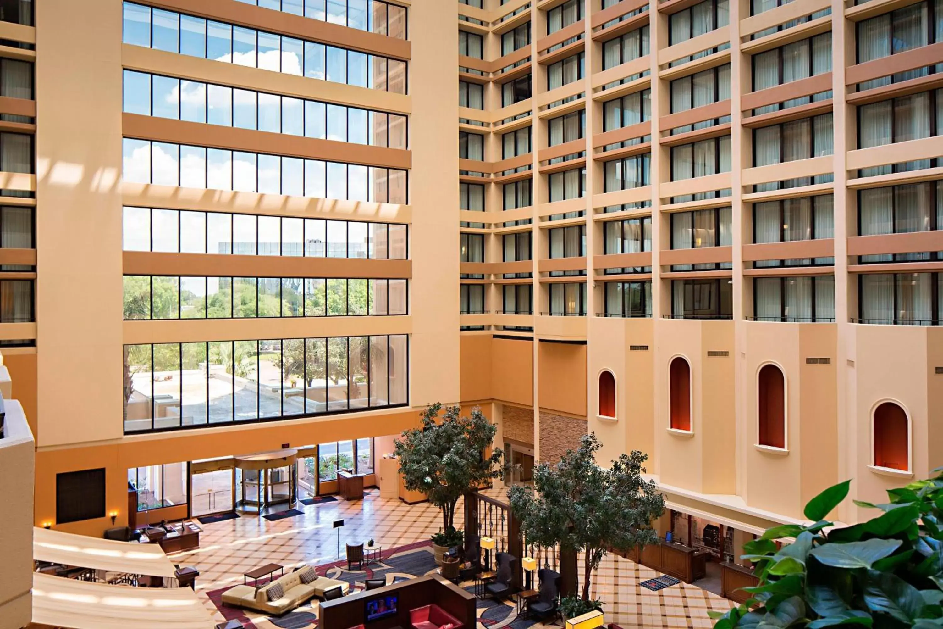 Lobby or reception in Houston Marriott Westchase