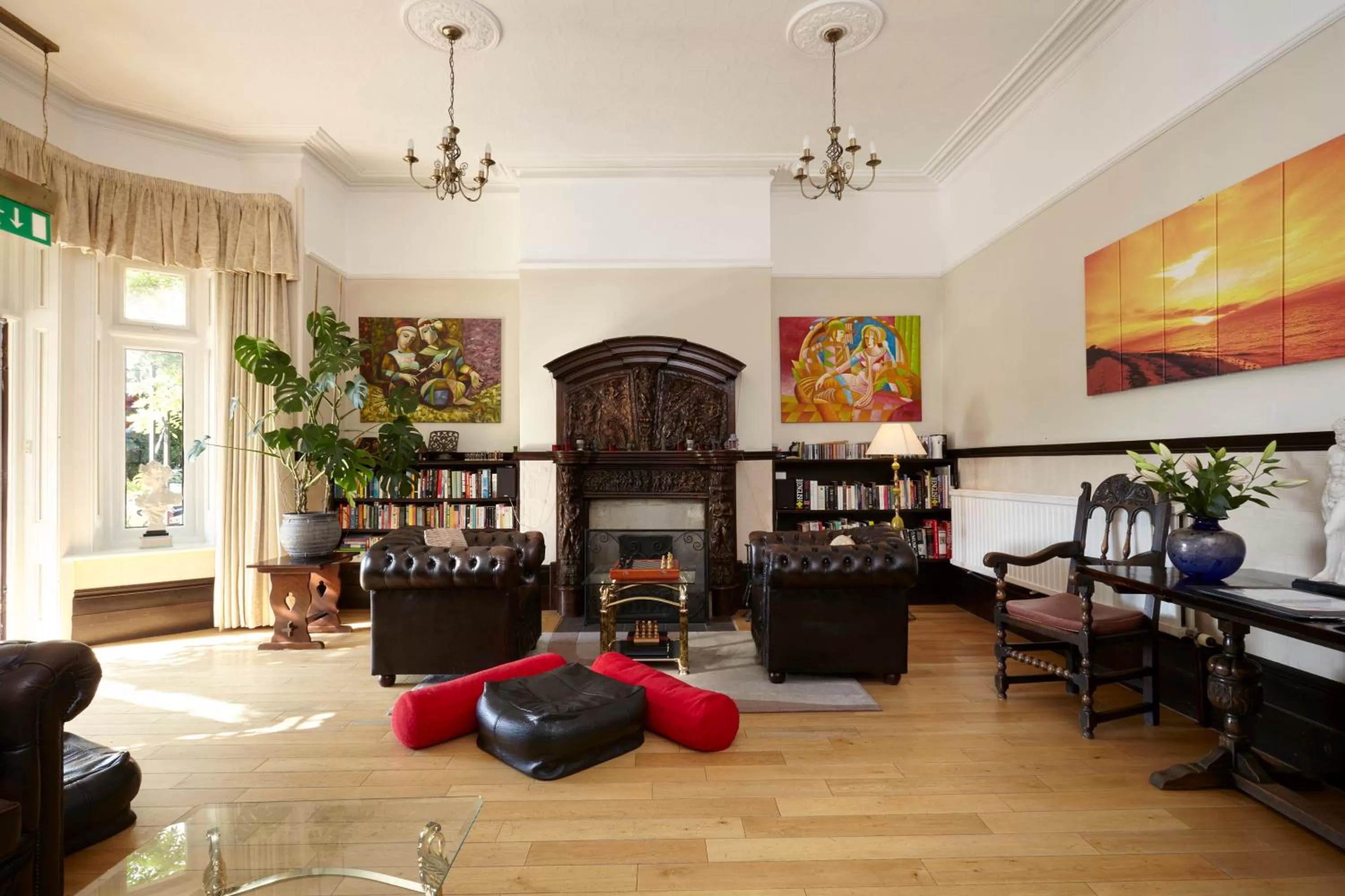 Living room in The Grange B&B