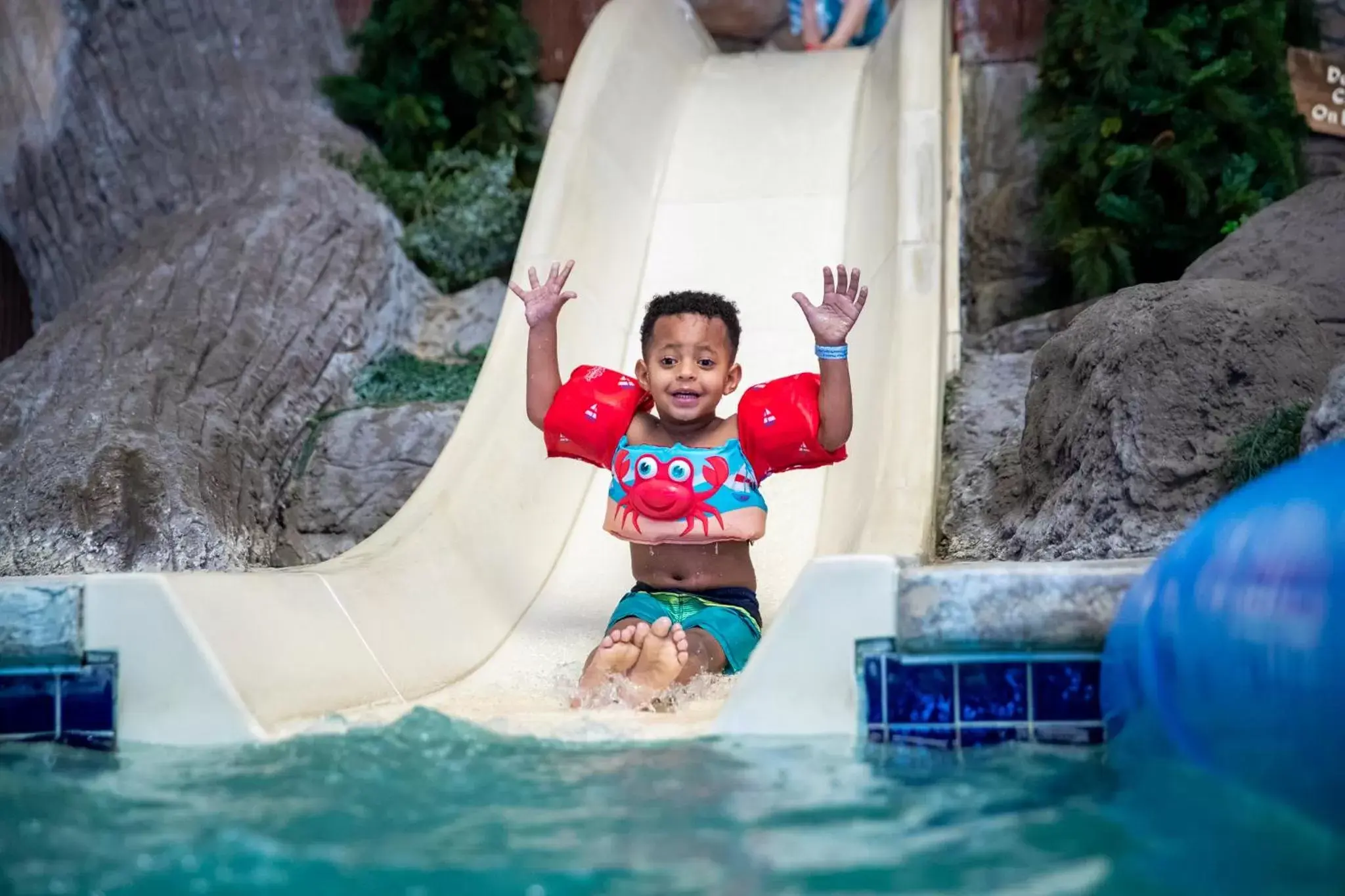 Aqua park, Children in Timber Ridge Lodge and Waterpark