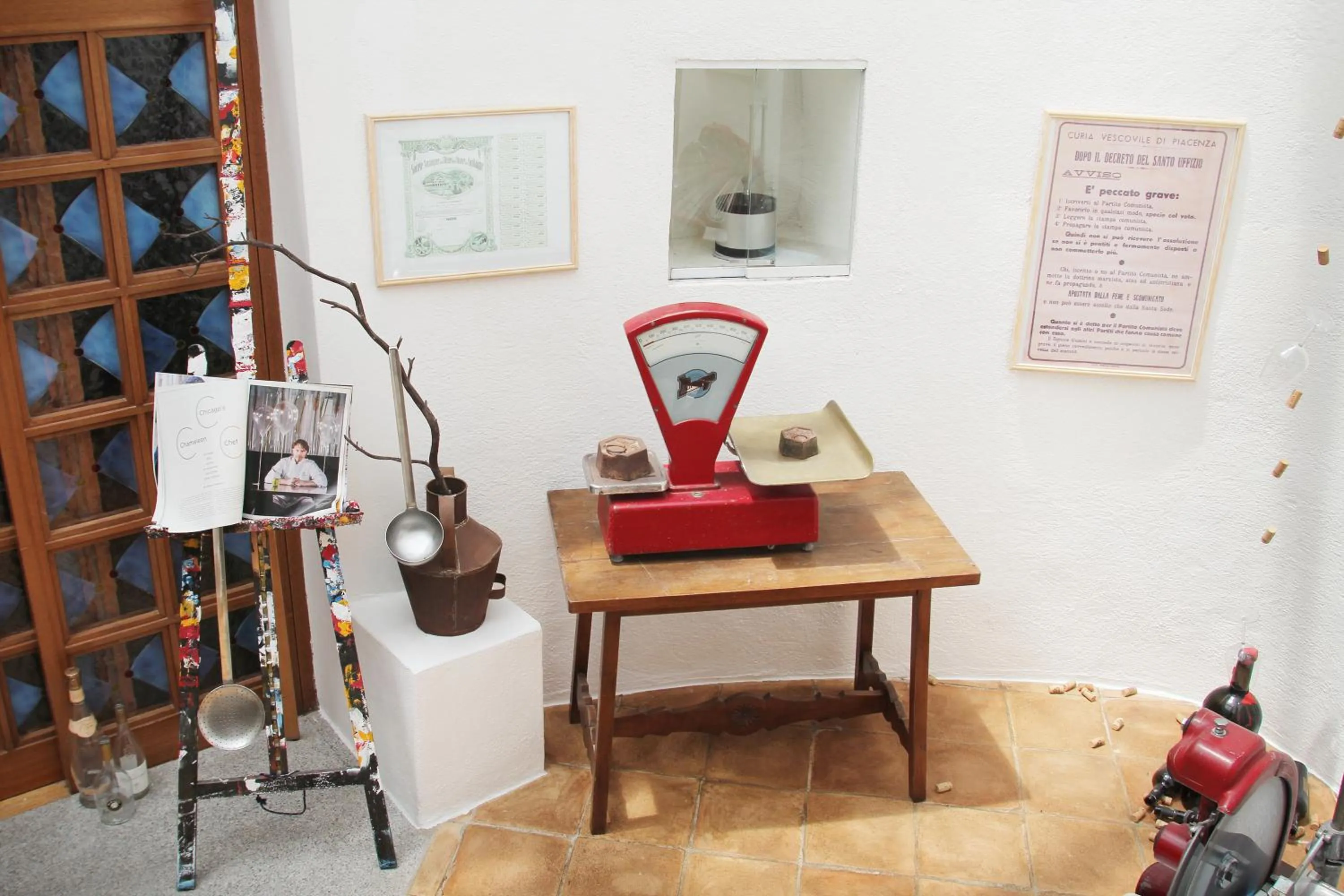 Decorative detail in Hotel Luci di la Muntagna