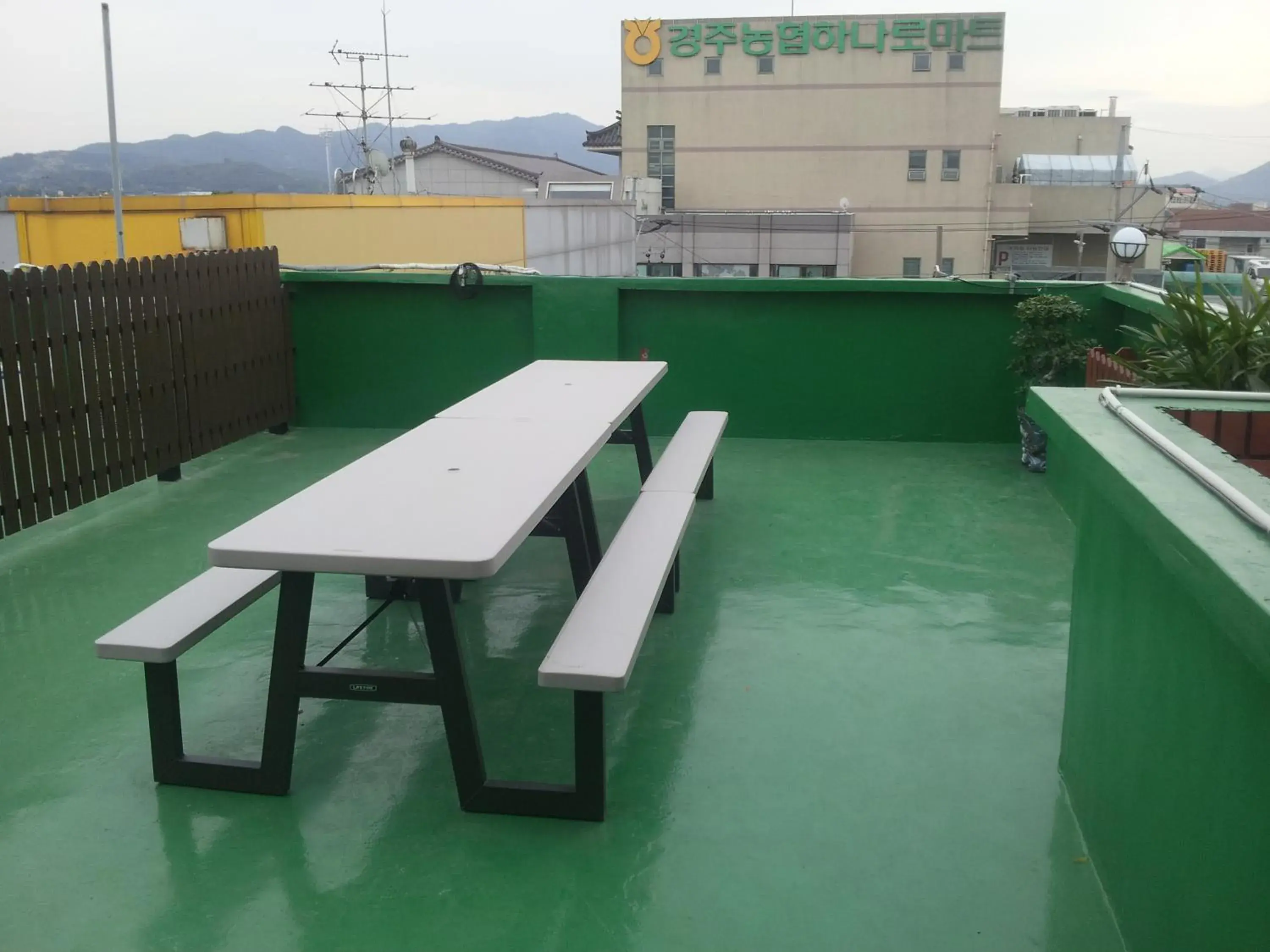 Decorative detail, Swimming Pool in Gyeongju Namu Guesthouse