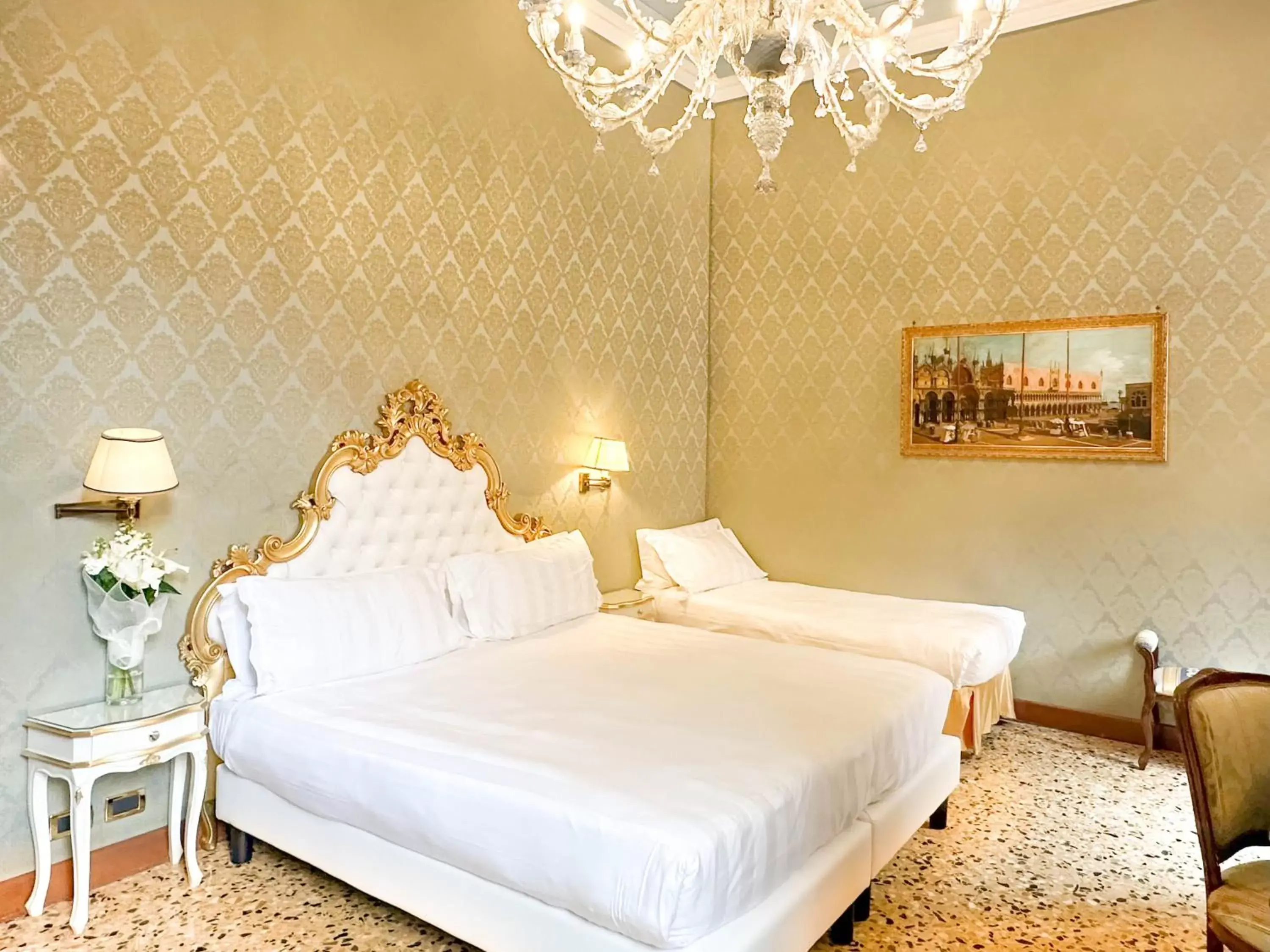 Bed in Hotel Colombina