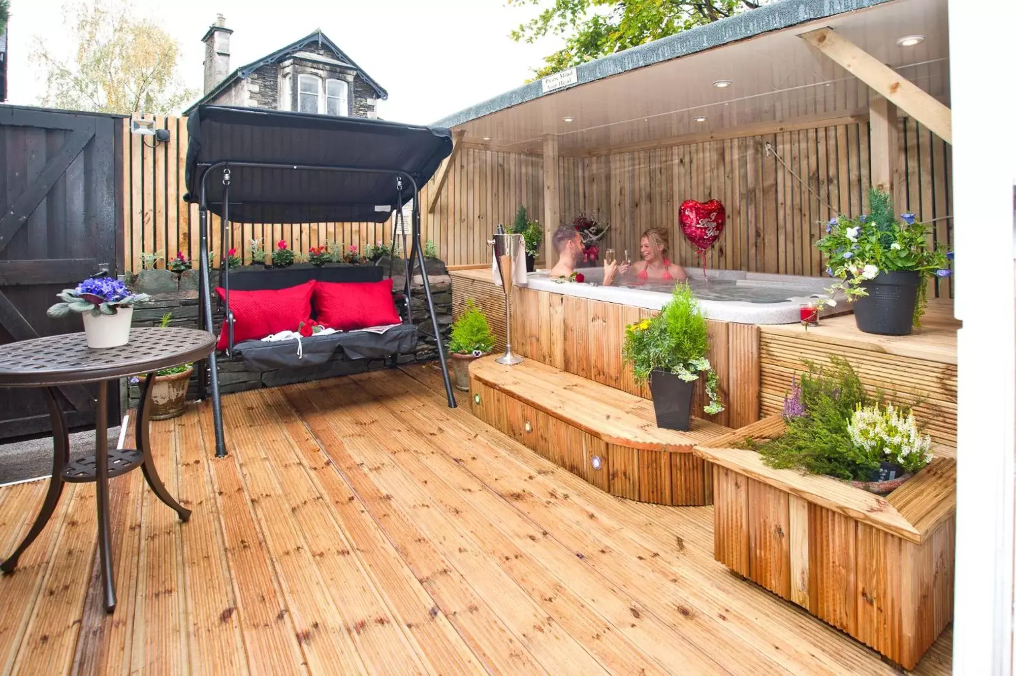 Patio in Windermere Boutique Hotel