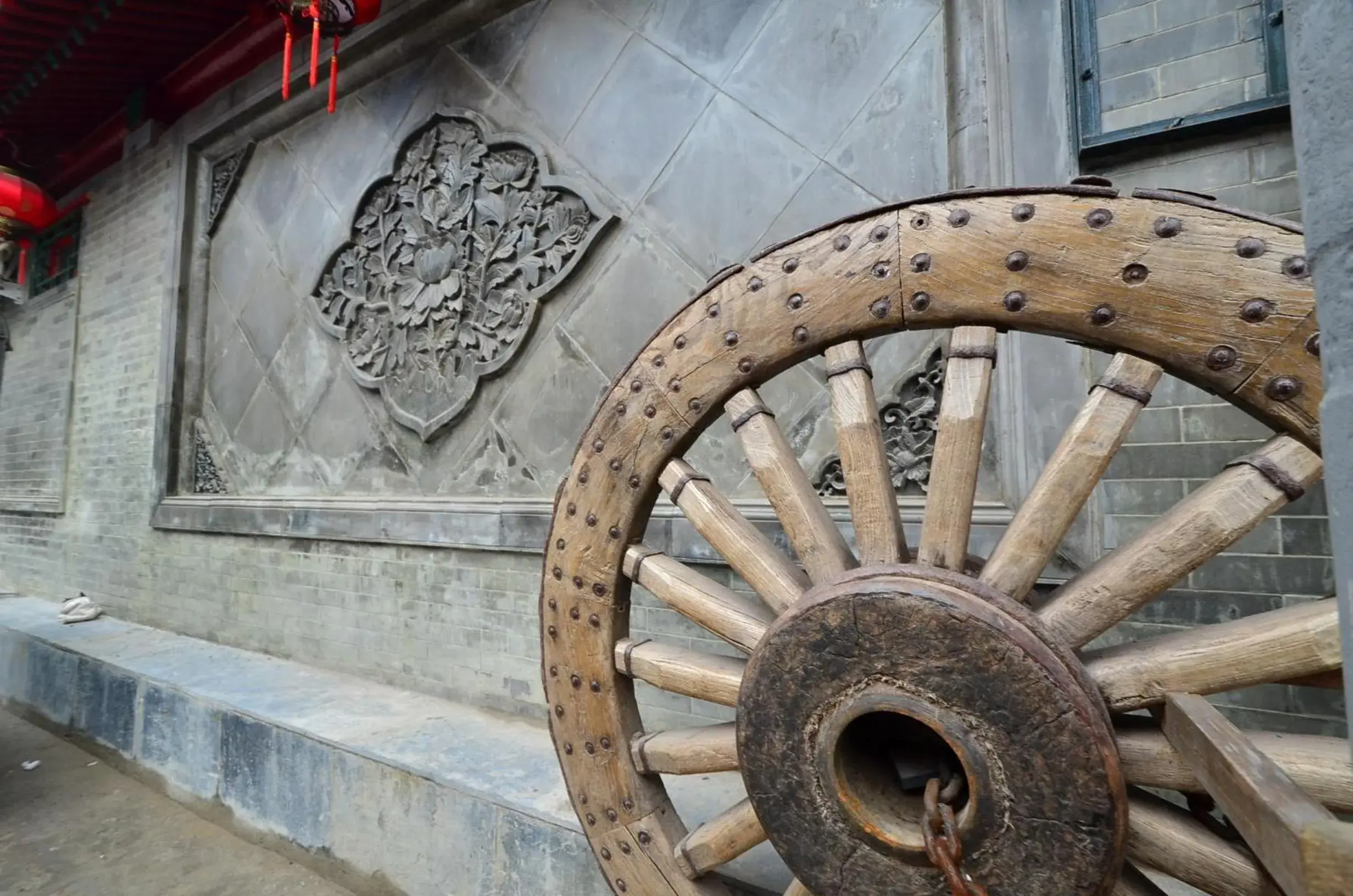 Decorative detail in Qianmen Courtyard Hotel