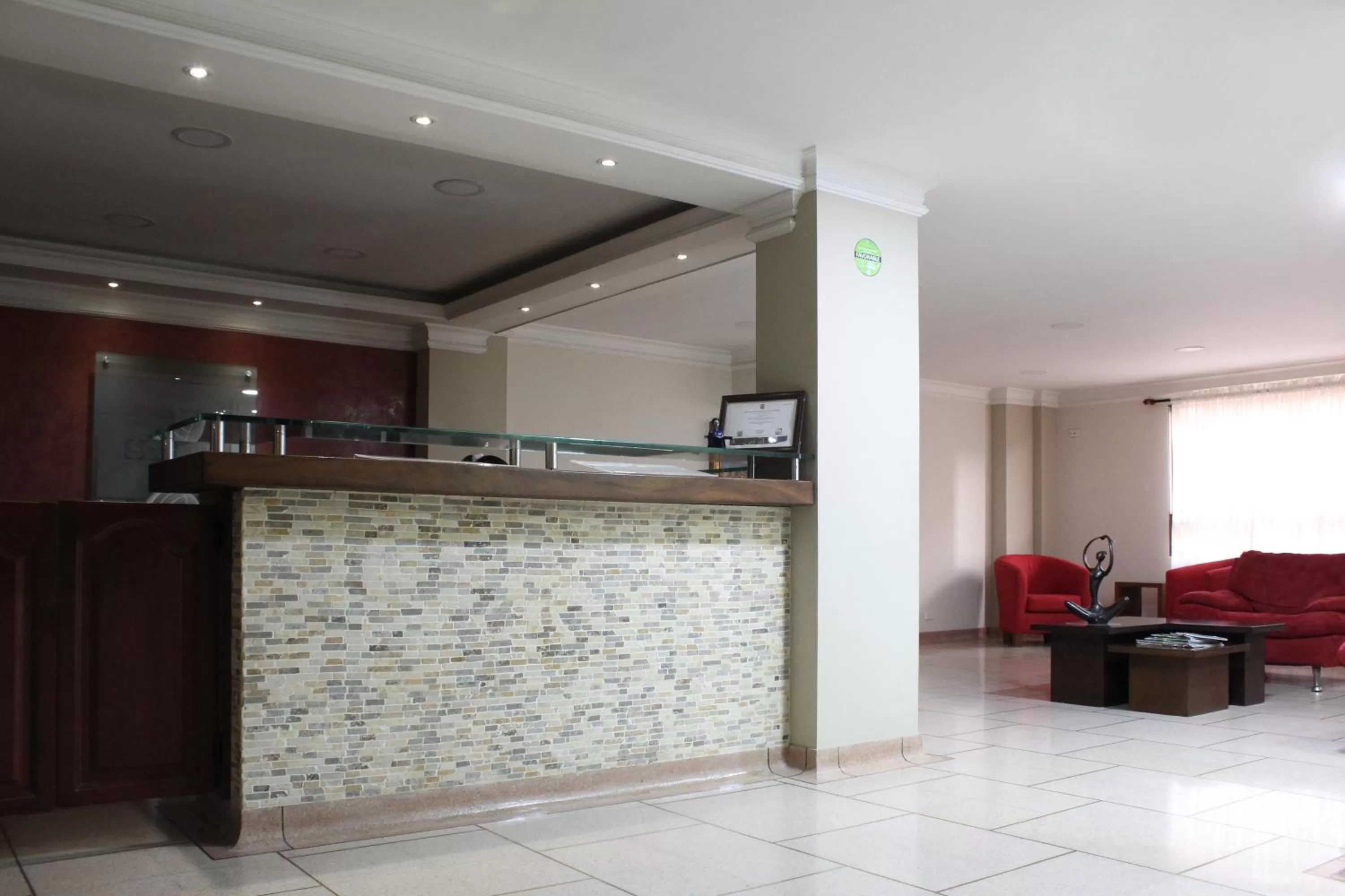 Lobby or reception in Hotel Solaris