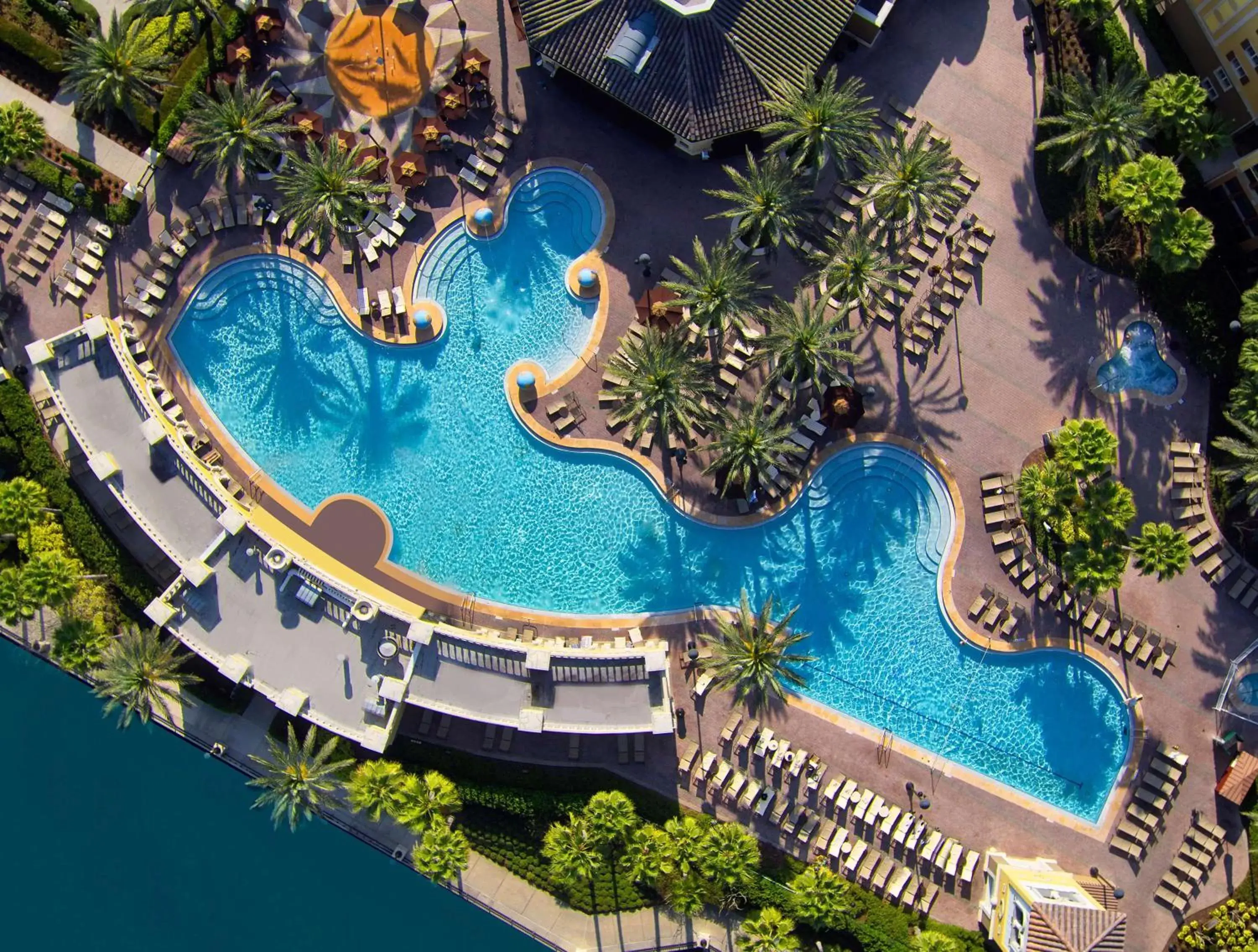 Pool View in Hilton Grand Vacations Club Tuscany Village Orlando