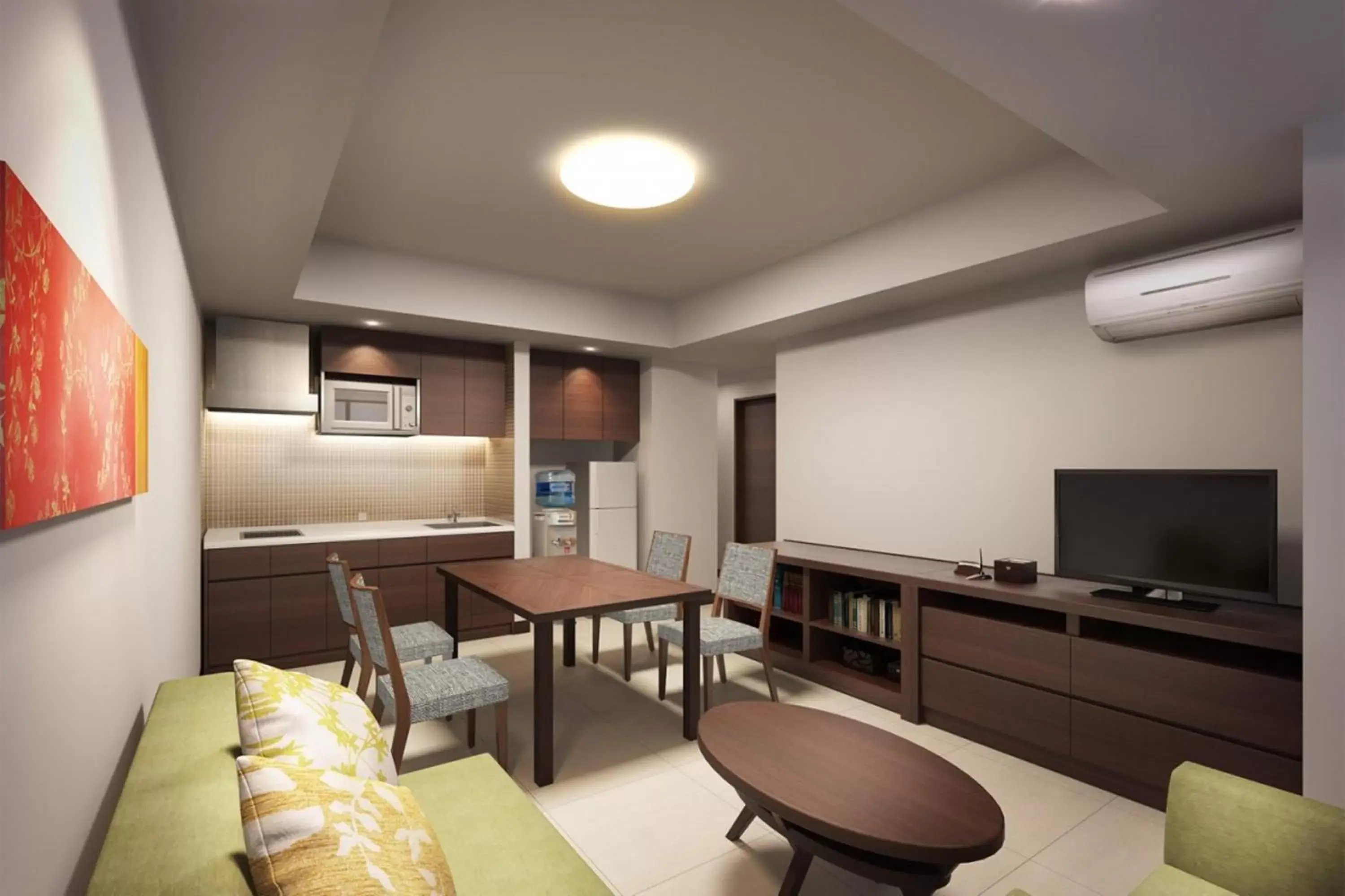 Living room, TV/Entertainment Center in Axia South Cikarang Service Apartment