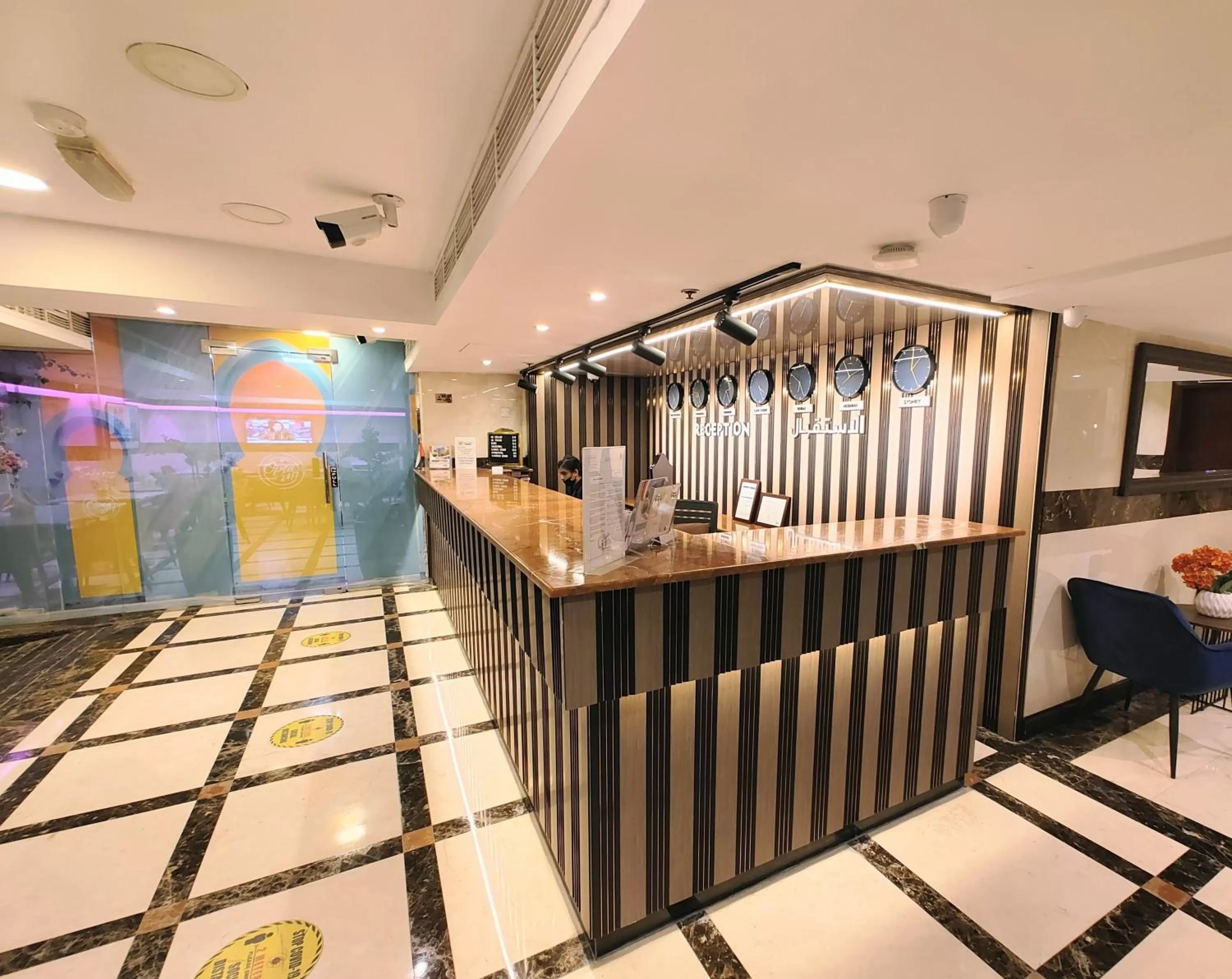 Lobby or reception in Saffron Hotel