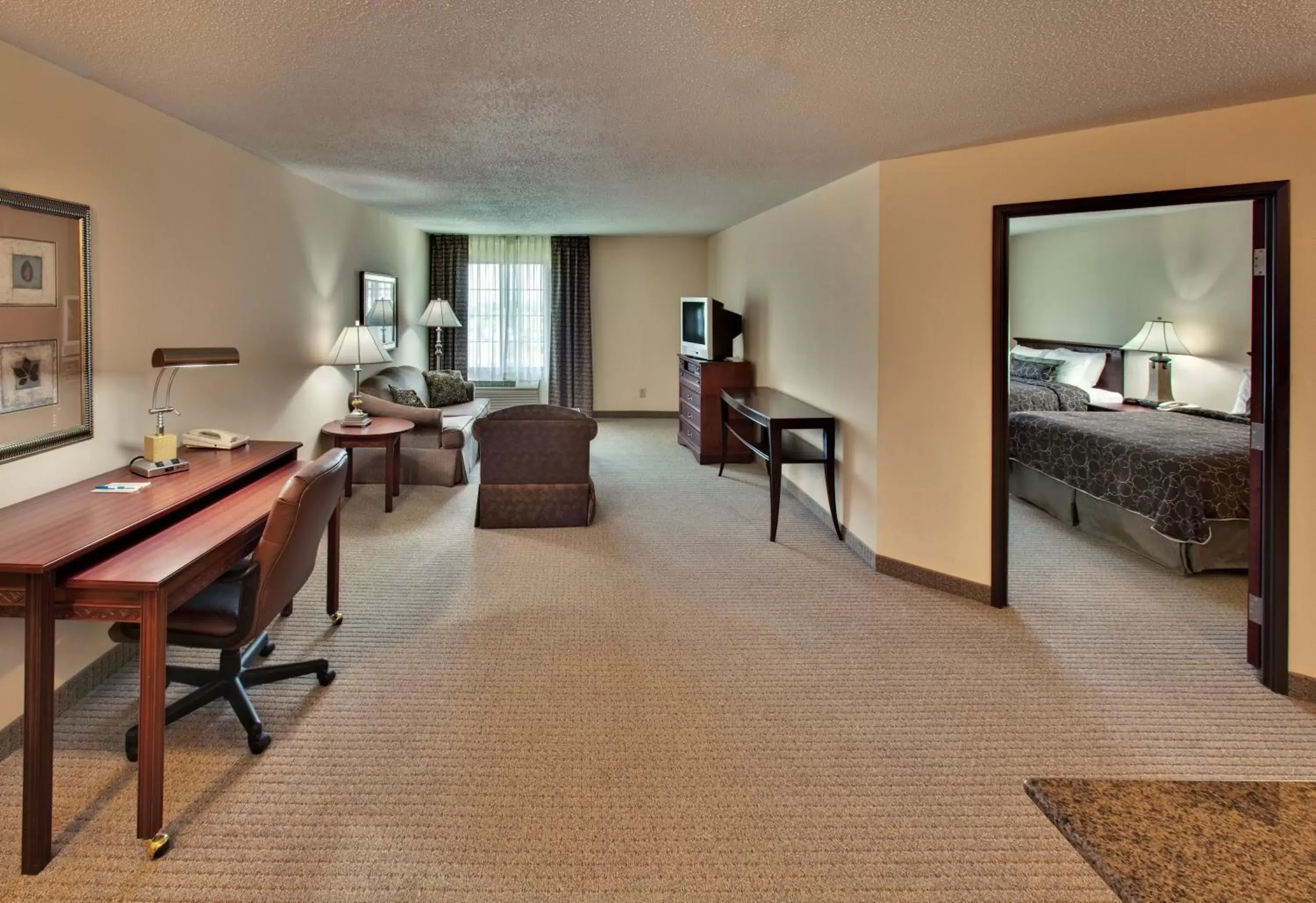 Photo of the whole room, TV/Entertainment Center in Staybridge Suites West Des Moines, an IHG Hotel