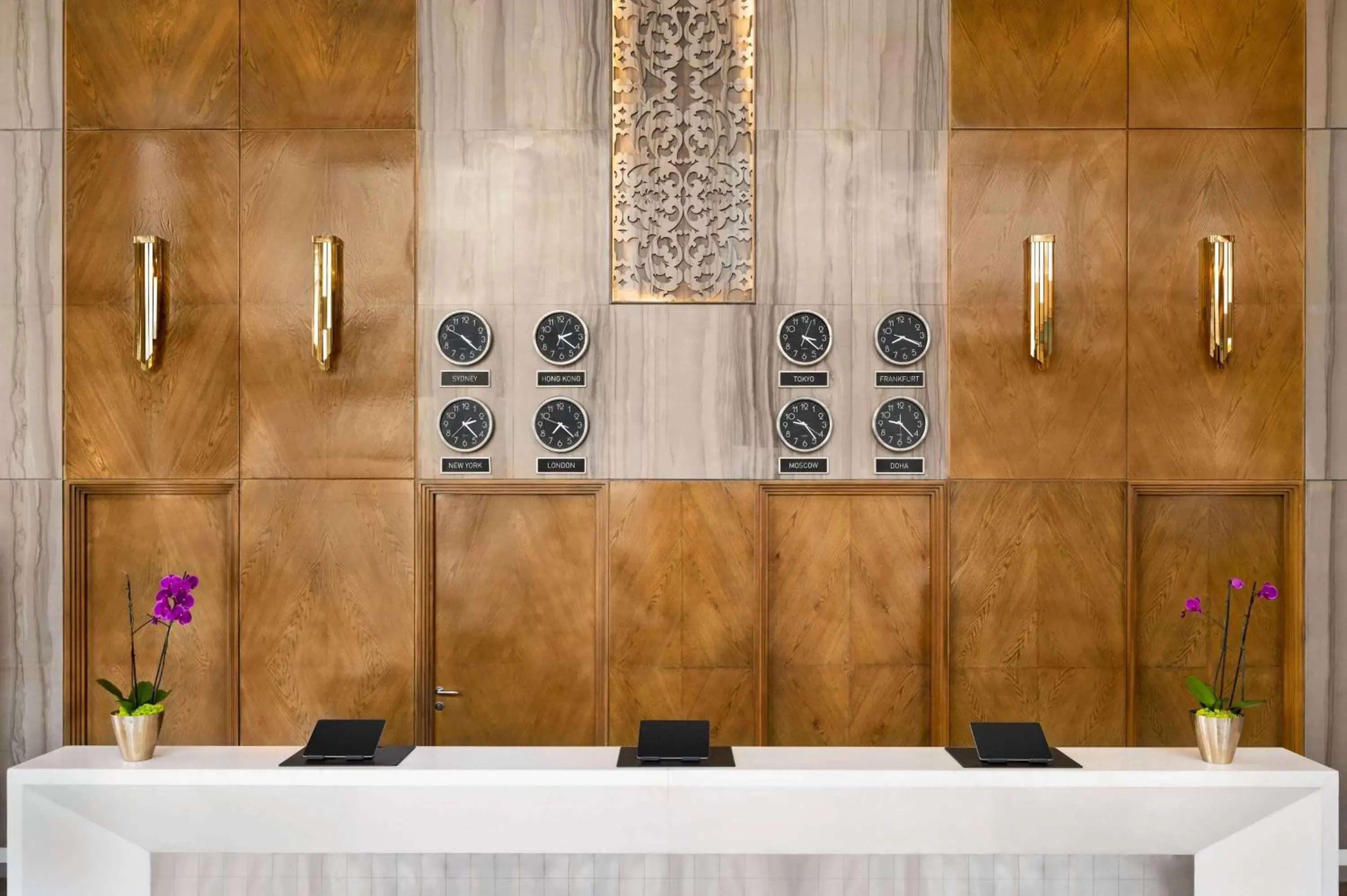 Lobby or reception in Wyndham Doha West Bay Lobby or reception in Wyndham Doha West Bay