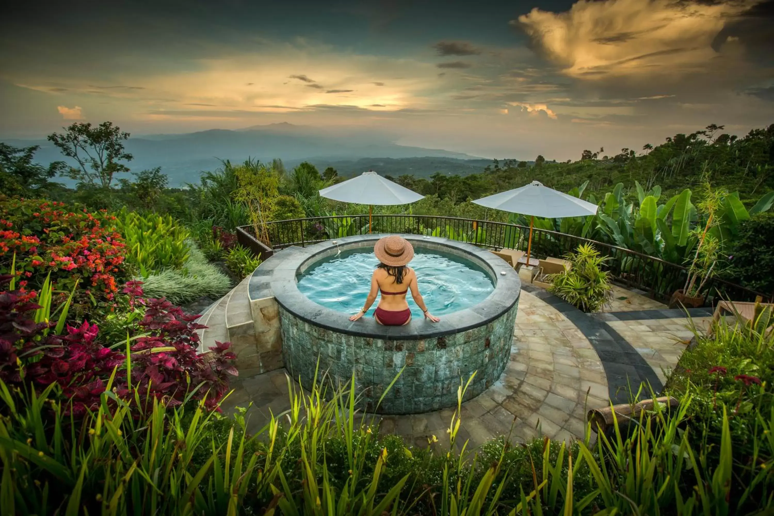 Garden view in Munduk Moding Plantation Nature Resort & Spa