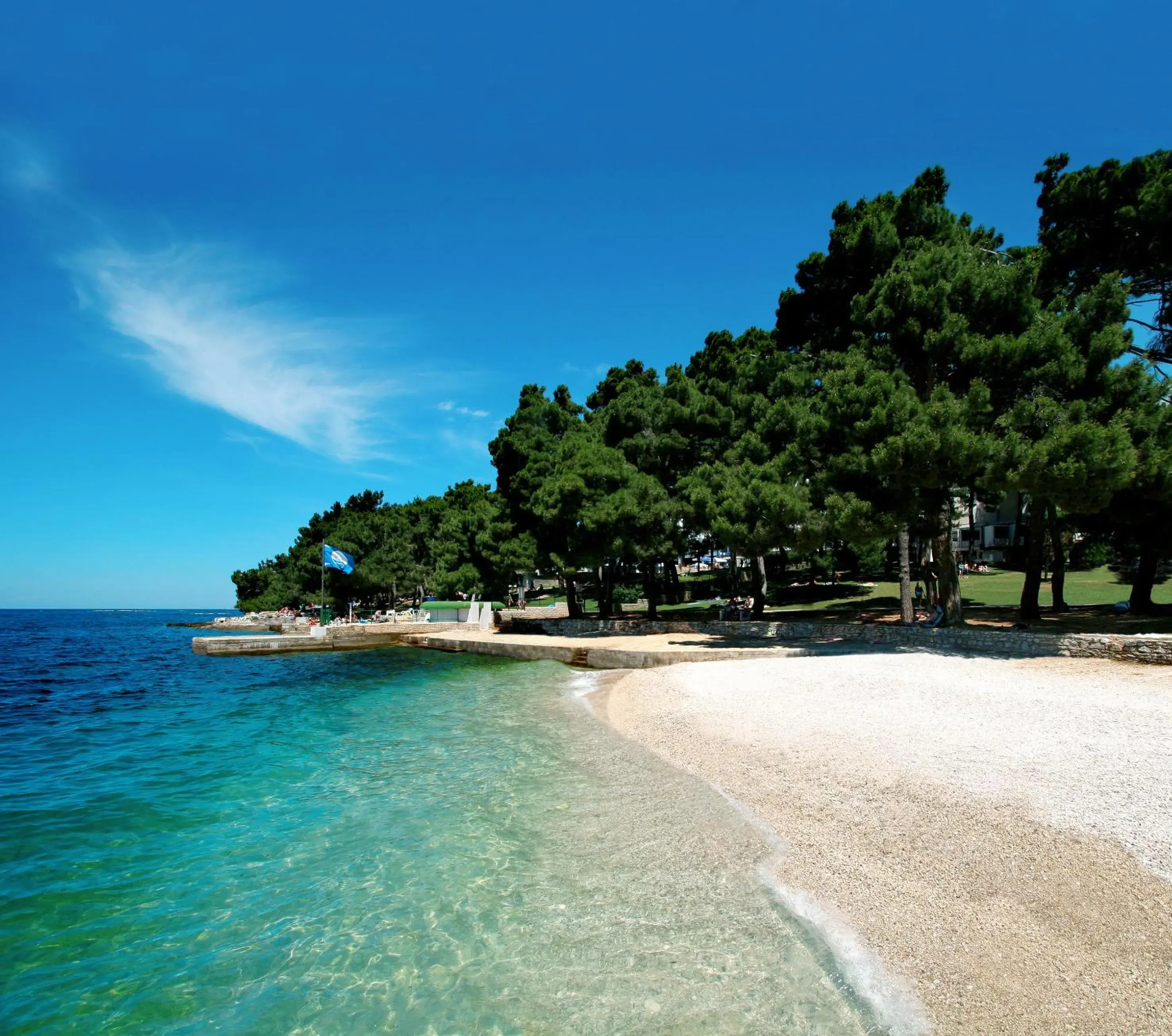 Beach in Hotel Parentium Plava Laguna