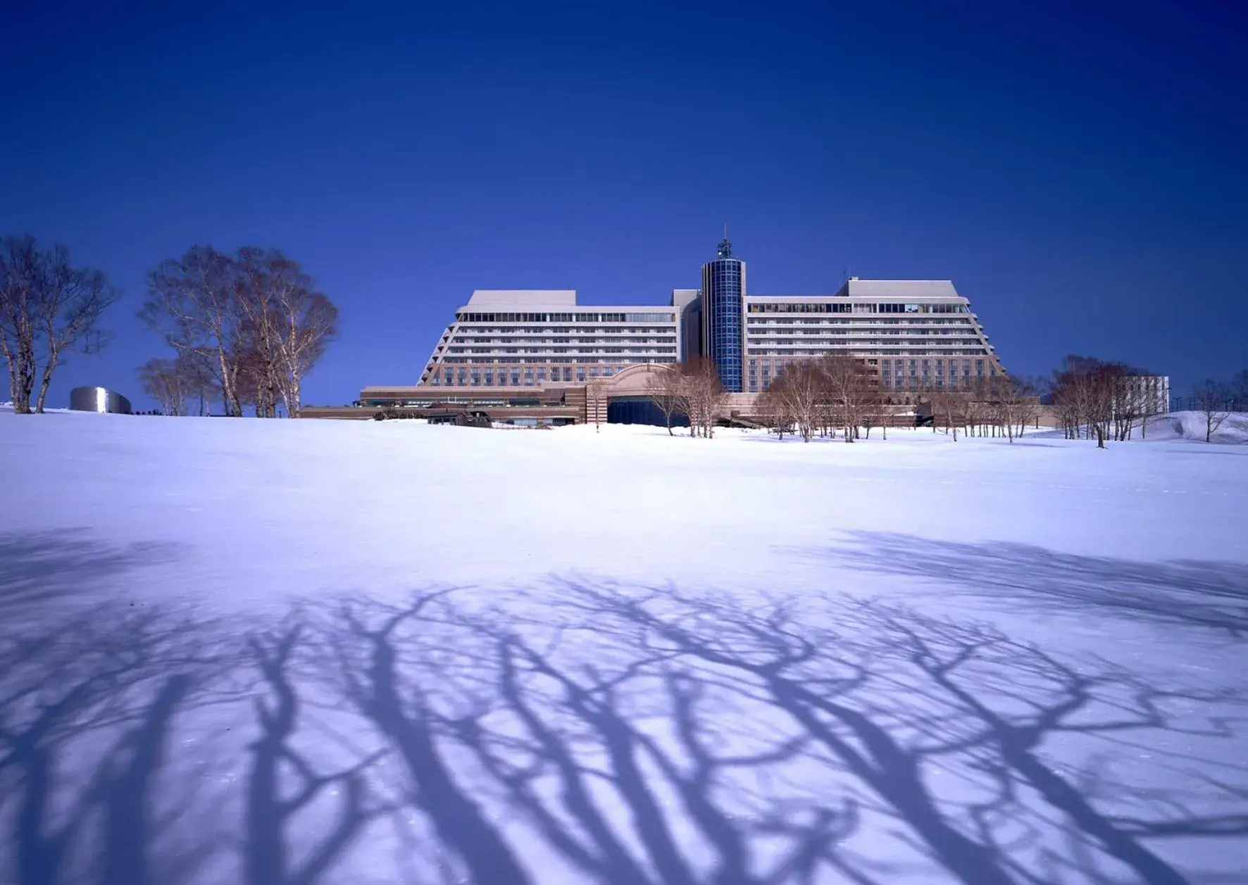 Bird's eye view, Winter in The Windsor Hotel Toya Resort & Spa