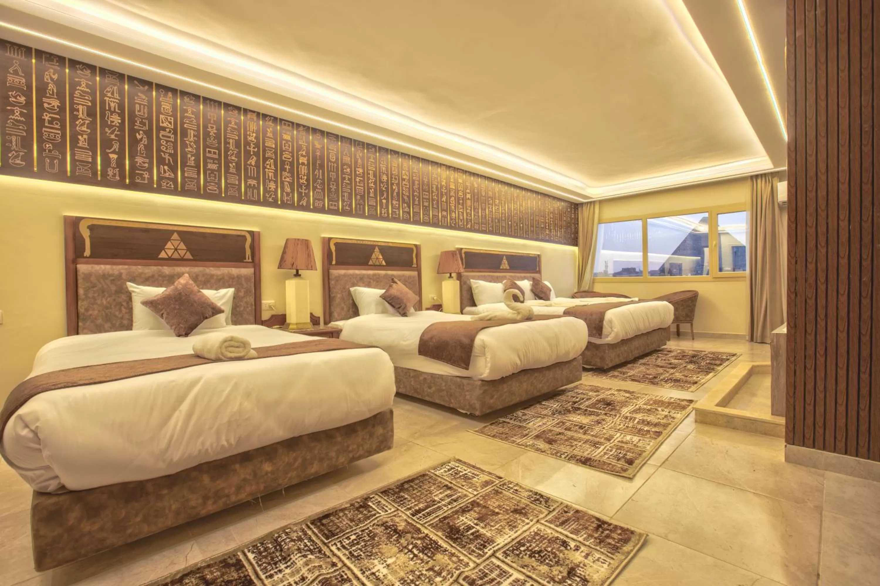 Bed in The Muse Pyramids