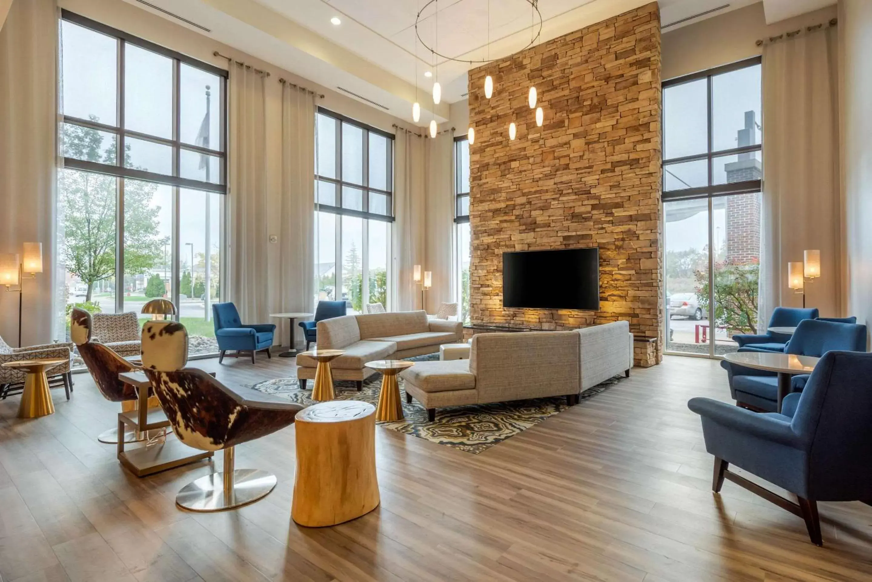 Lobby or reception in Cambria Hotel Akron - Canton Airport Lobby or reception in Cambria Hotel Akron - Canton Airport