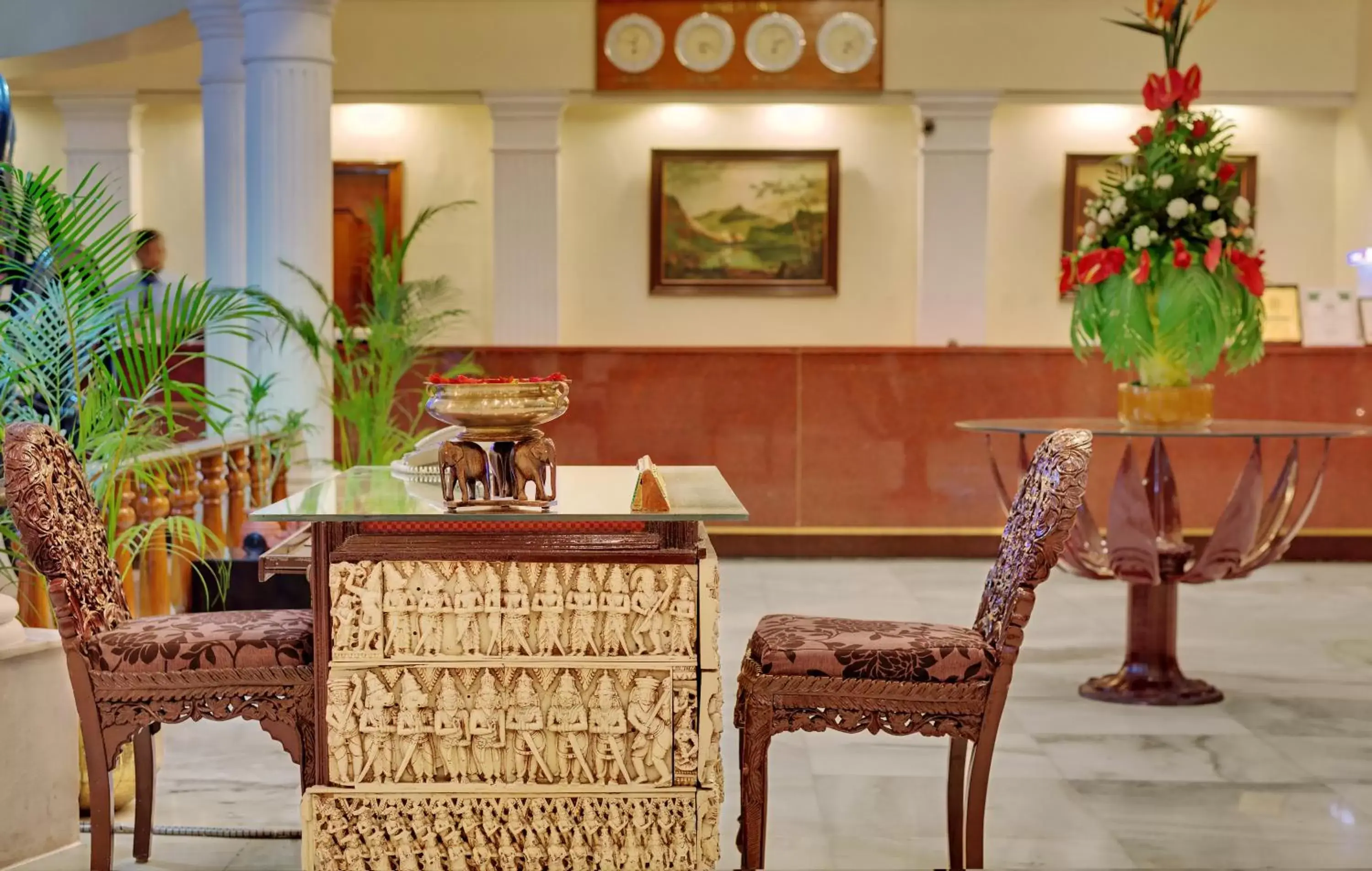 Lobby or reception in Ambassador Pallava