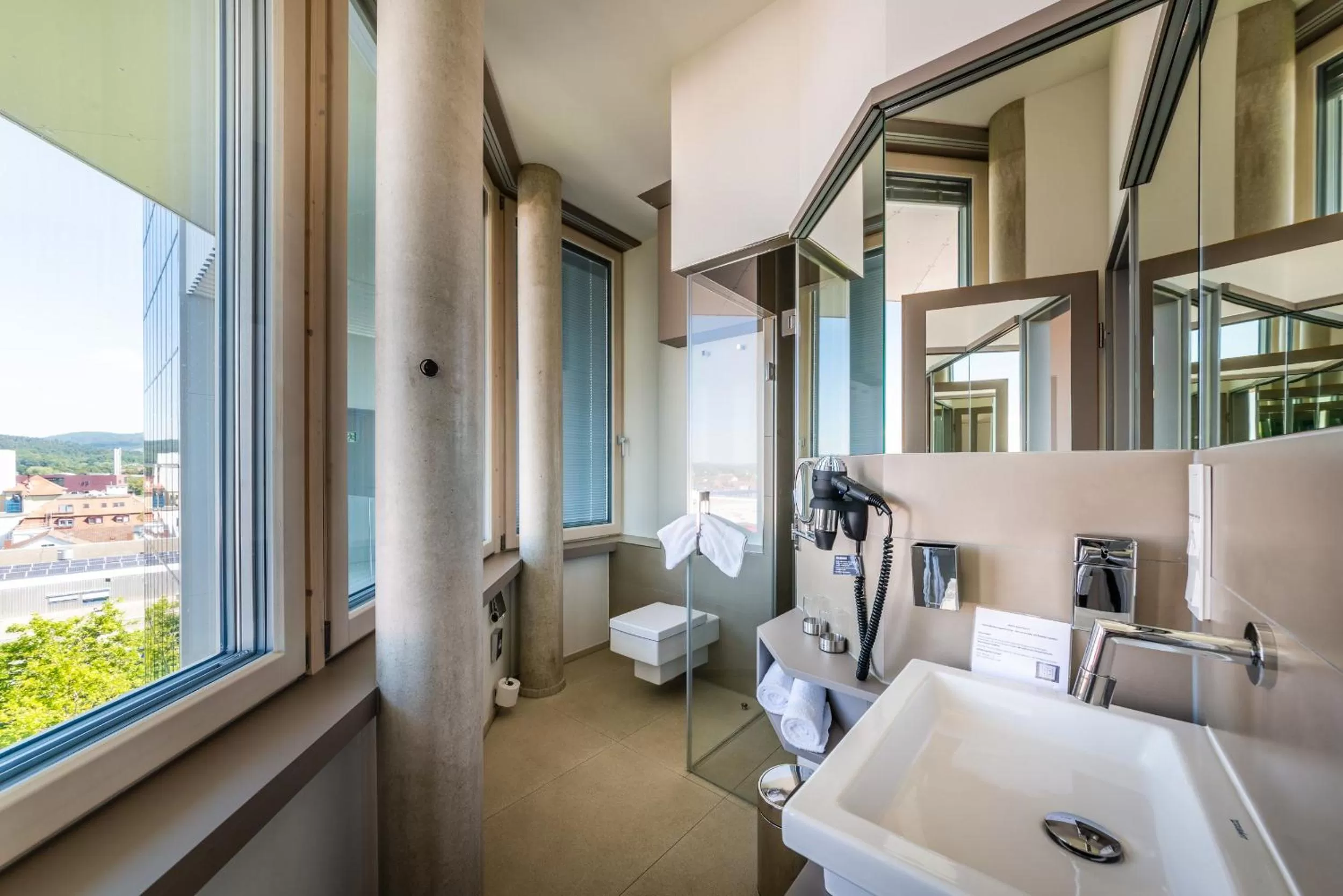 Bathroom in aquaTurm Hotel & Energie