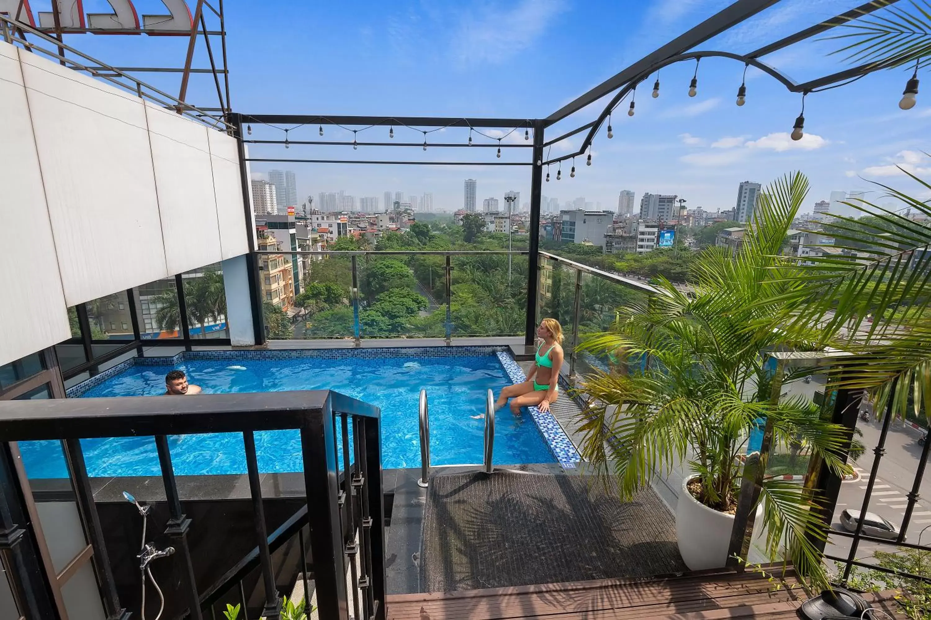 Property building, Swimming Pool in 22Land Residence Hotel & Spa Ha Noi