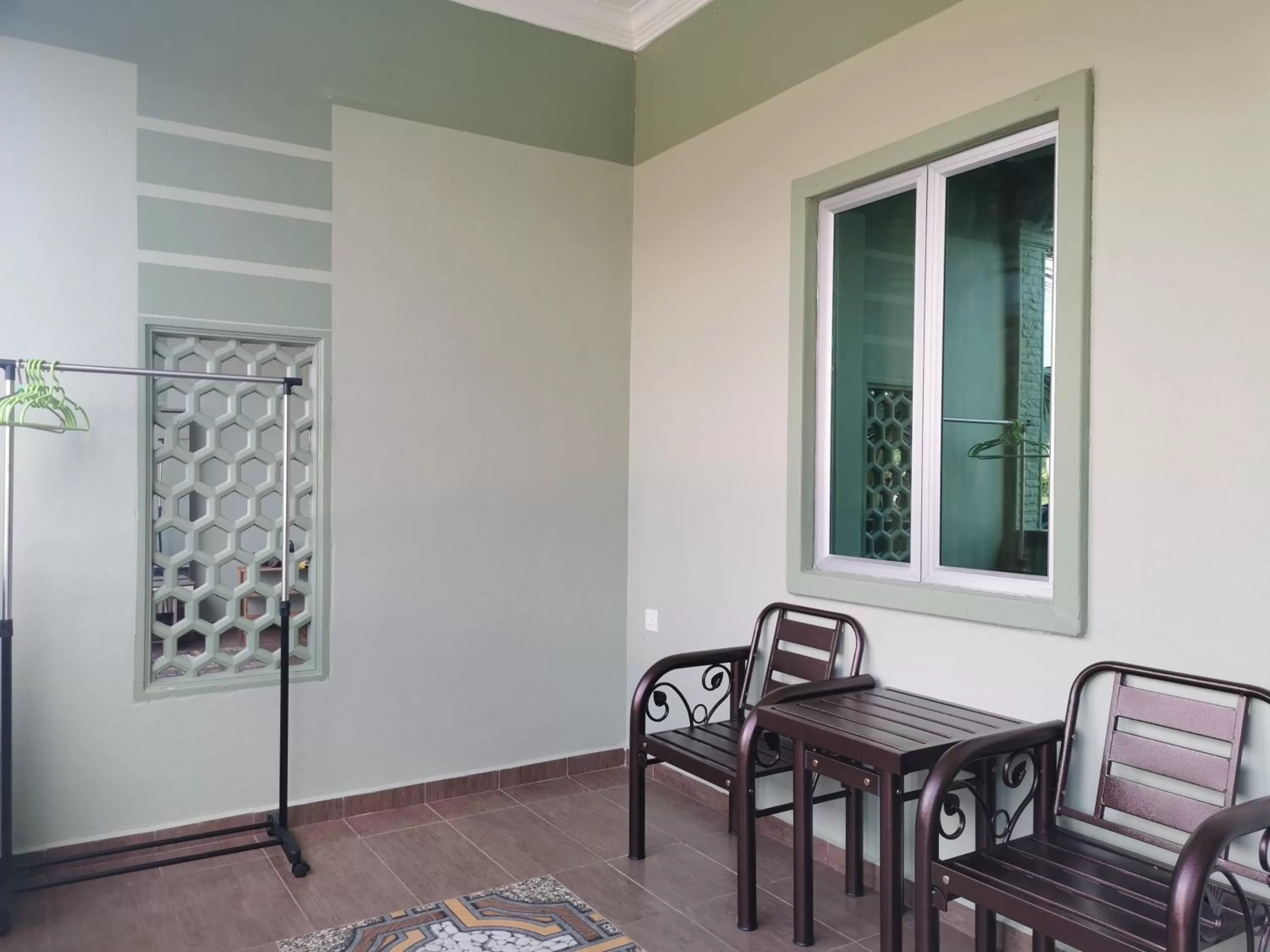 Patio in Cenang Room Rahsia Motel