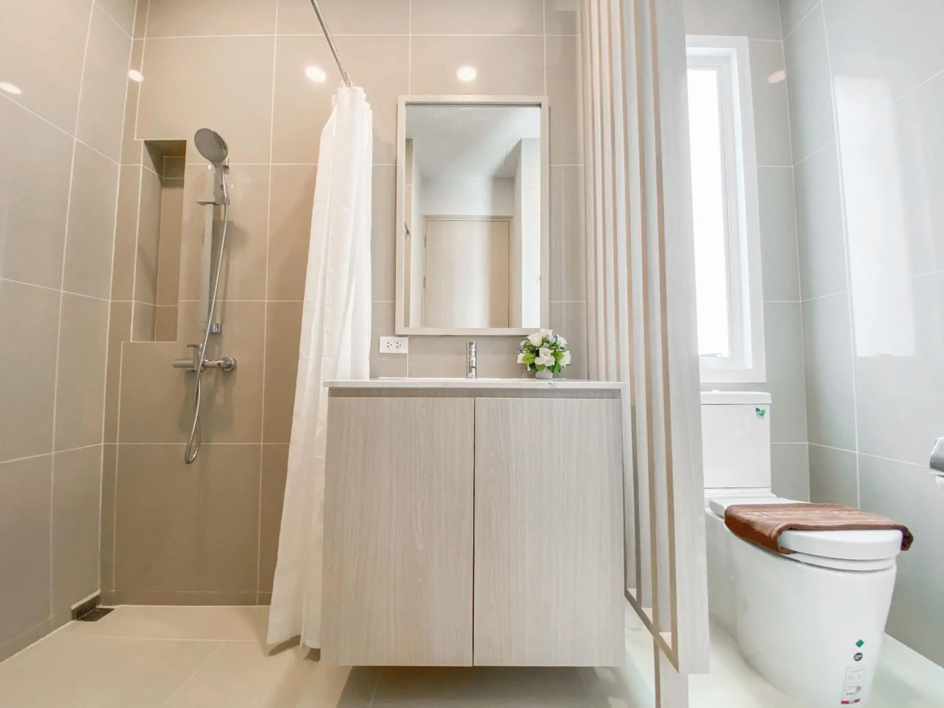 Shower, Bathroom in Chaum Haus Pool Villas