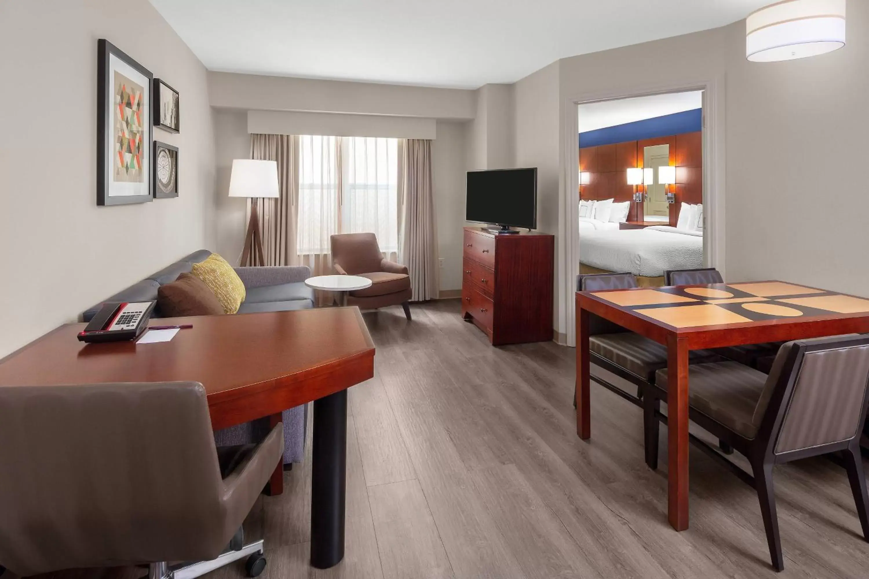 Living room, Dining Area in Residence Inn by Marriott Houston Katy Mills