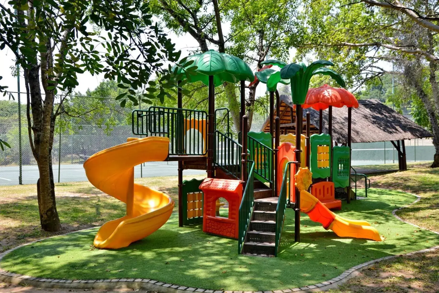 Children play ground, Children's Play Area in Cambalala - Luxury Units - in Kruger Park Lodge - Serviced Daily, Free Wi-Fi