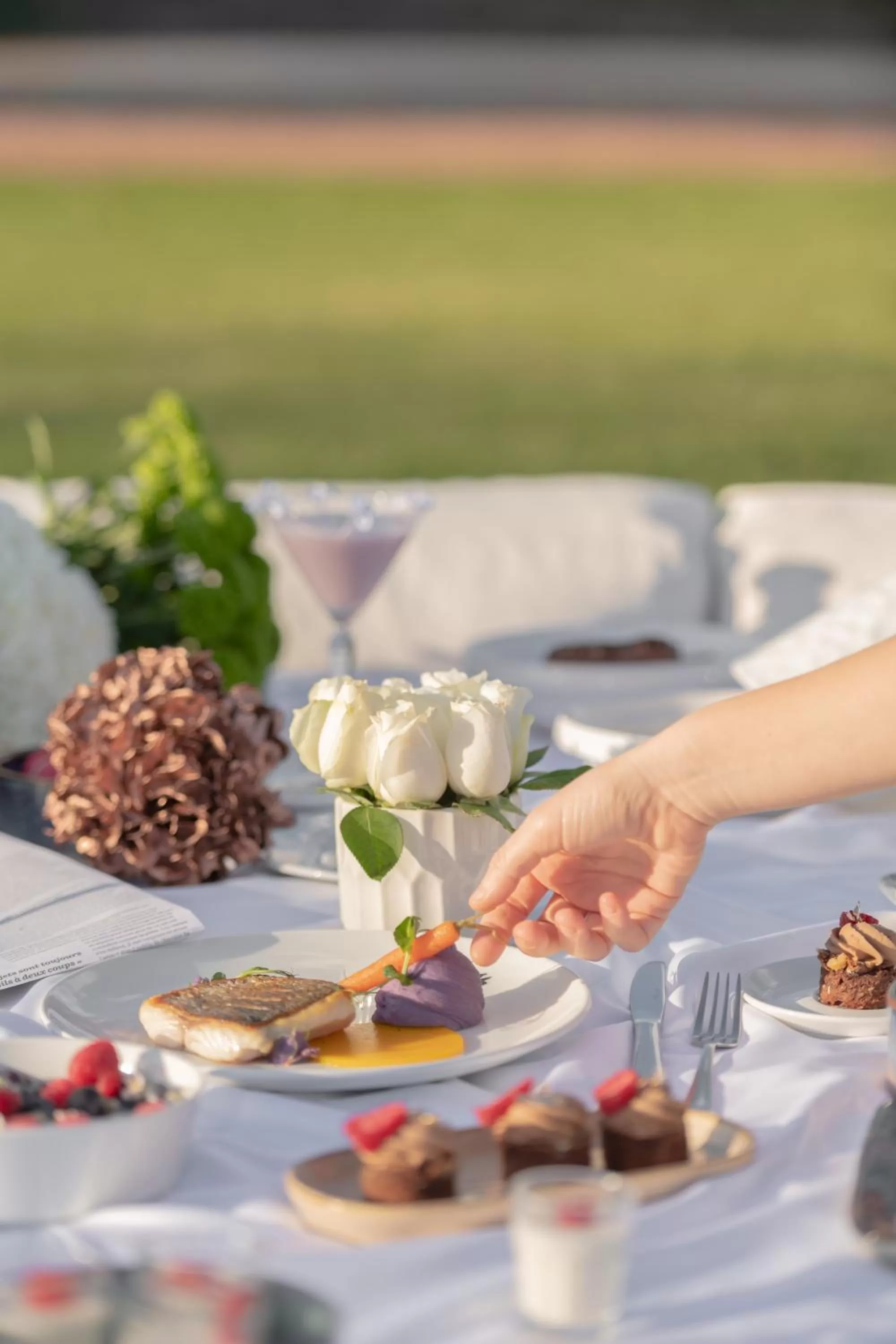 Dining area in The View Bouznika